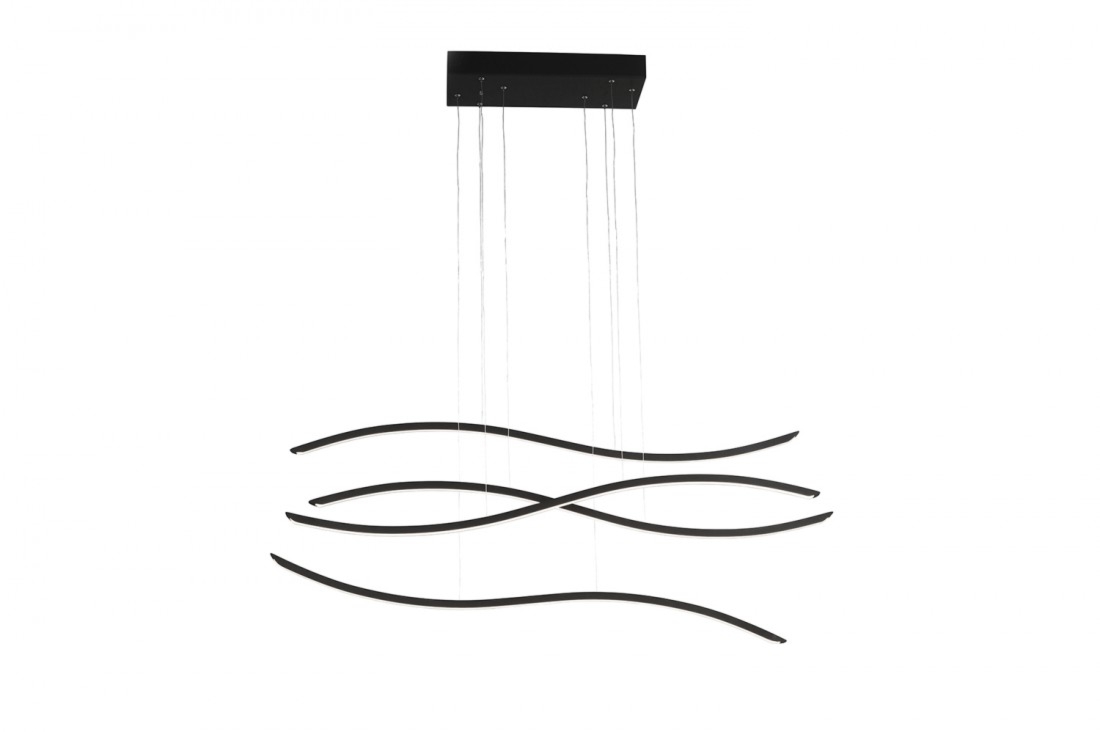 WAVES LED AZzardo lampa wisząca - Złoty