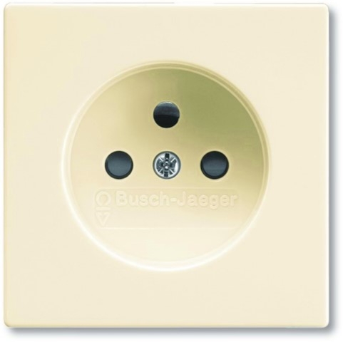 Pokrywa gniazda z przesłonami basic 55 ABB kremowy 2399 UCKS-92-507