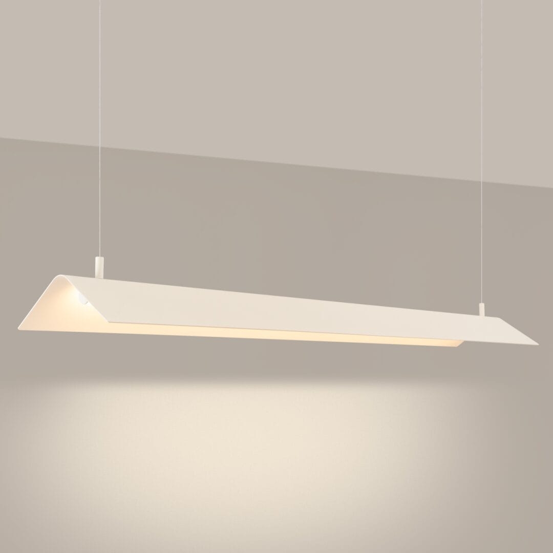 ELVA Thoro lampa wisząca- 2 kolory i 2 barwy światła - Beżowy , Neutralna 4000K