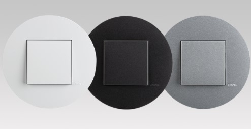 SIZA Efapel włącznik pojedynczy z ramką - Biały połysk