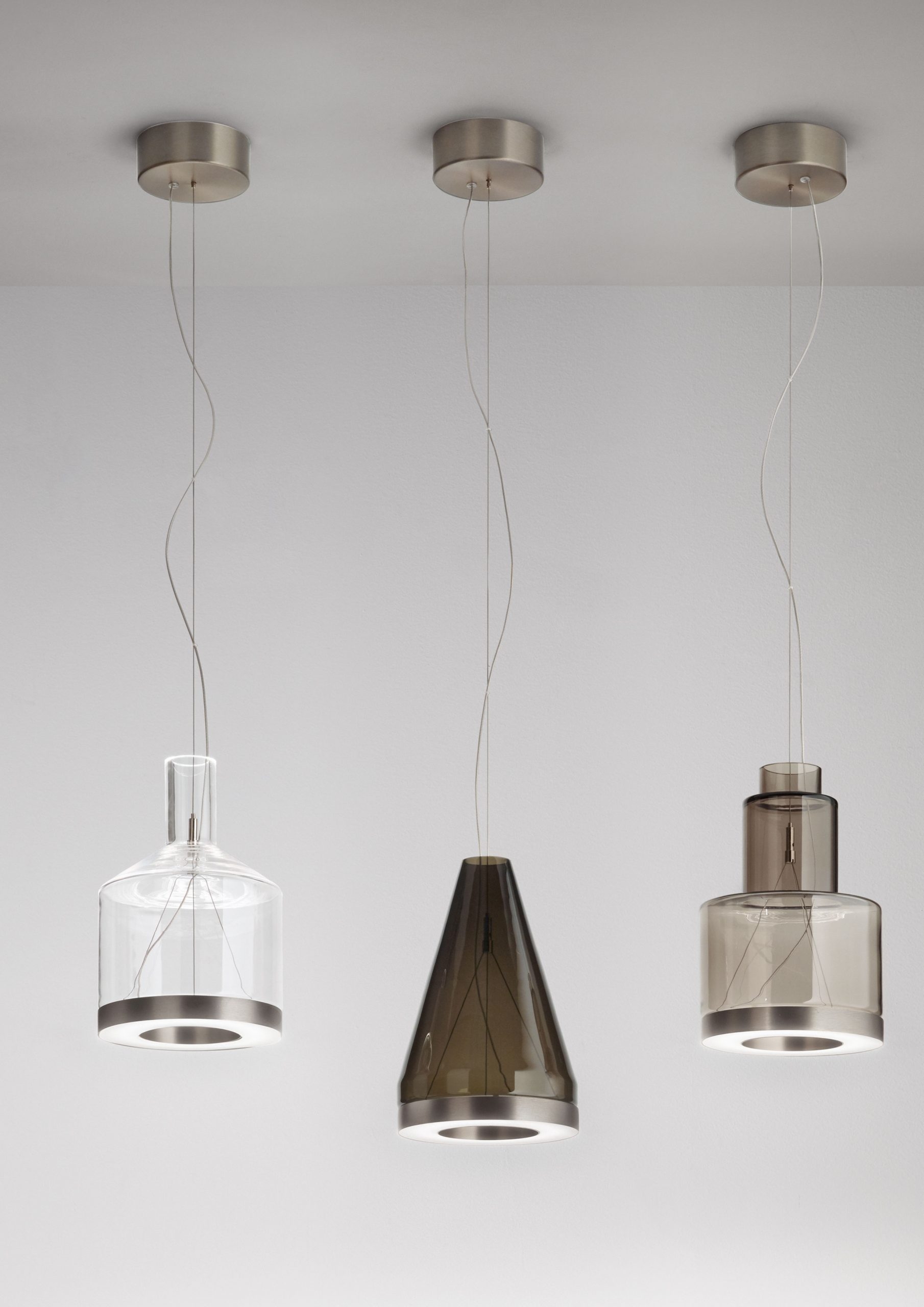 MEDEA Vistosi lampa wisząca - SP1 bielona - 3000K