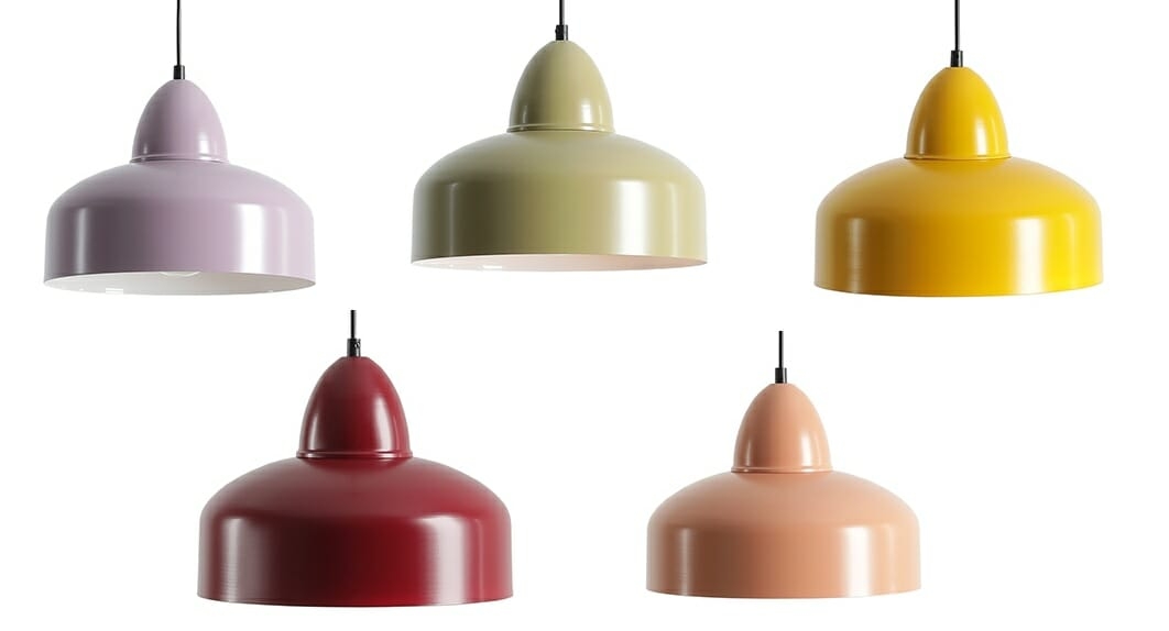 COMO Artera lampa wisząca - Jasny szary