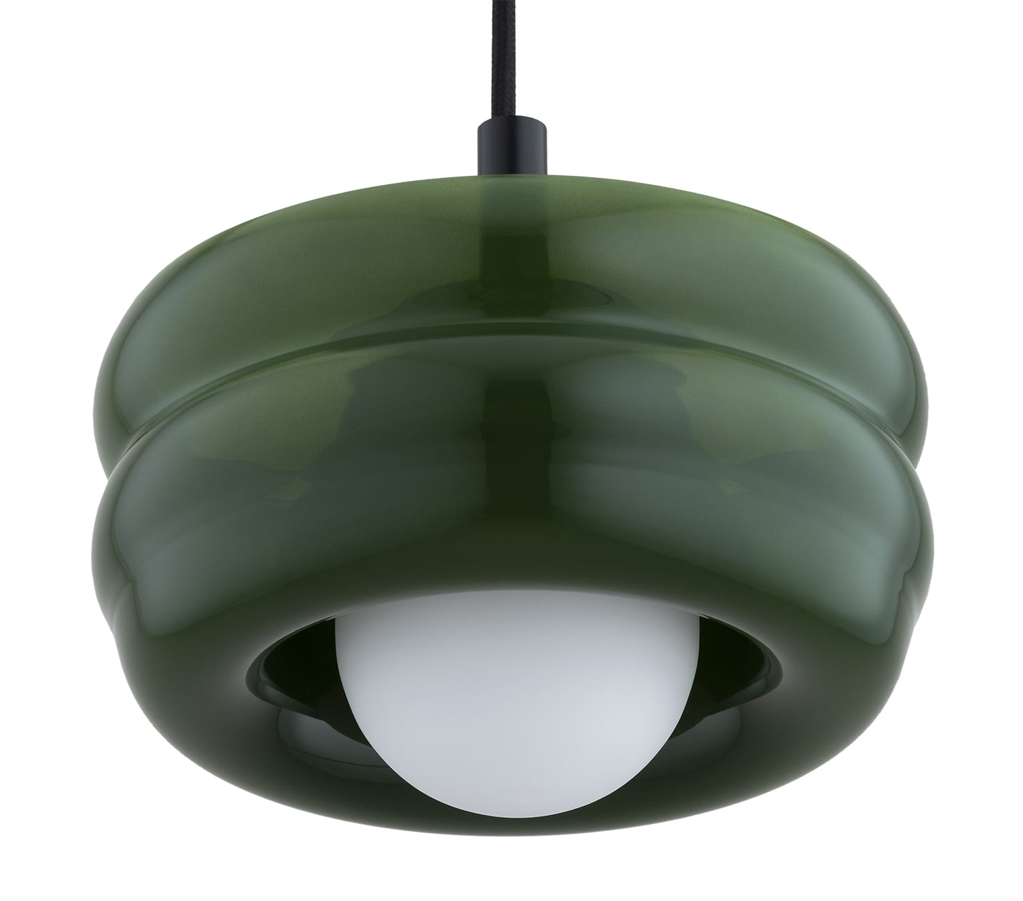 TEVO Argon 5 kolorów retro vintage lampa wisząca - Butelkowa zieleń