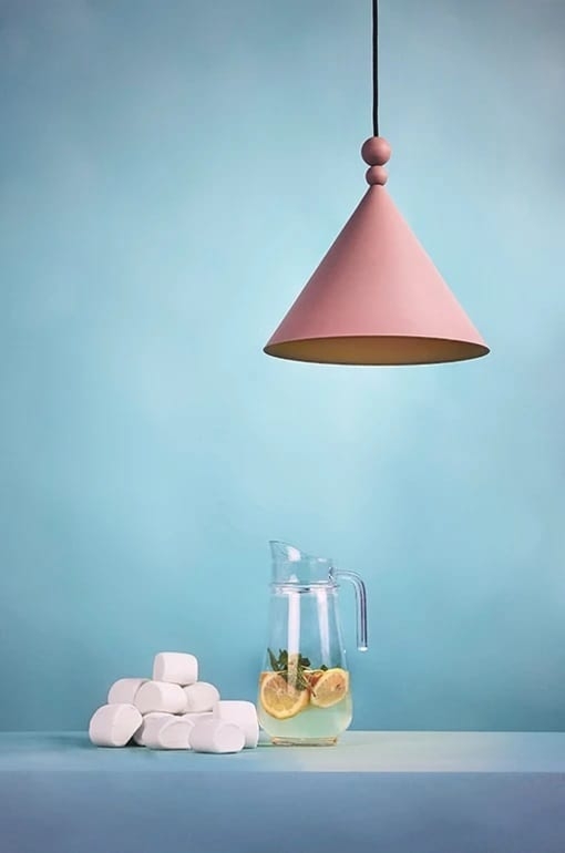KONKO LoftLight lampa wisząca- mnóstwo kolorów - 45cm , Aubergine Anode