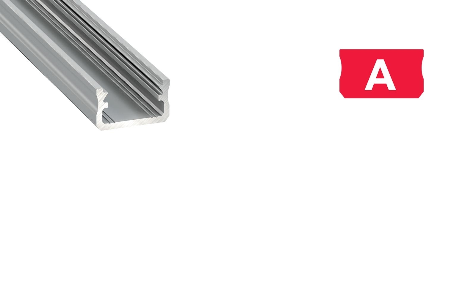 PROFIL A 1m Lumines napowierzchniowy - Surowy