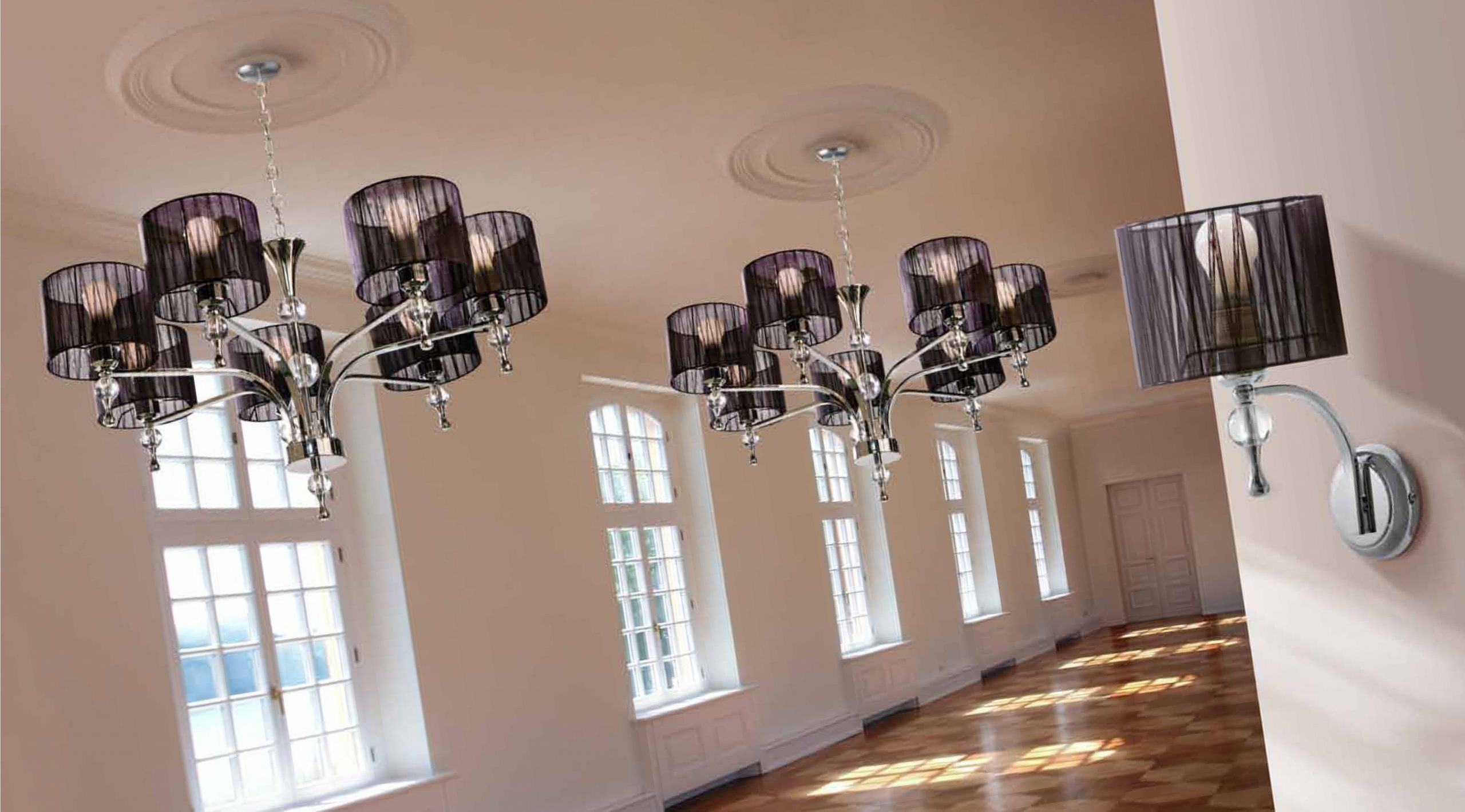 IMPRESS 7 AZzardo lampa wisząca - Biały