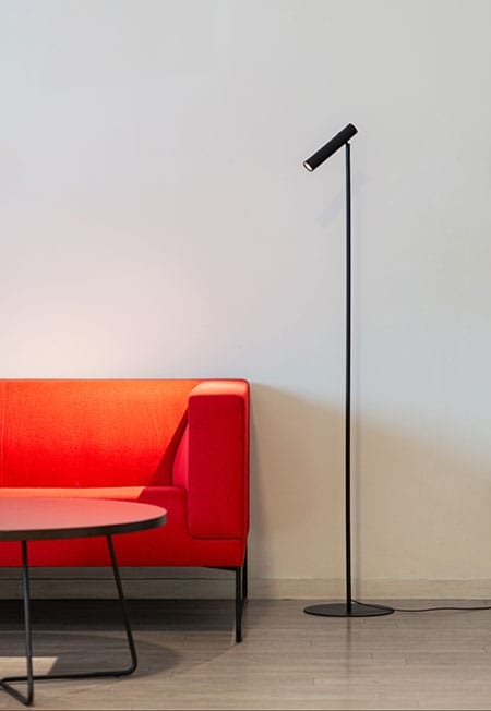 FLASK DIM Chors lampa podłogowa - Czarny , Neutralna 4000K