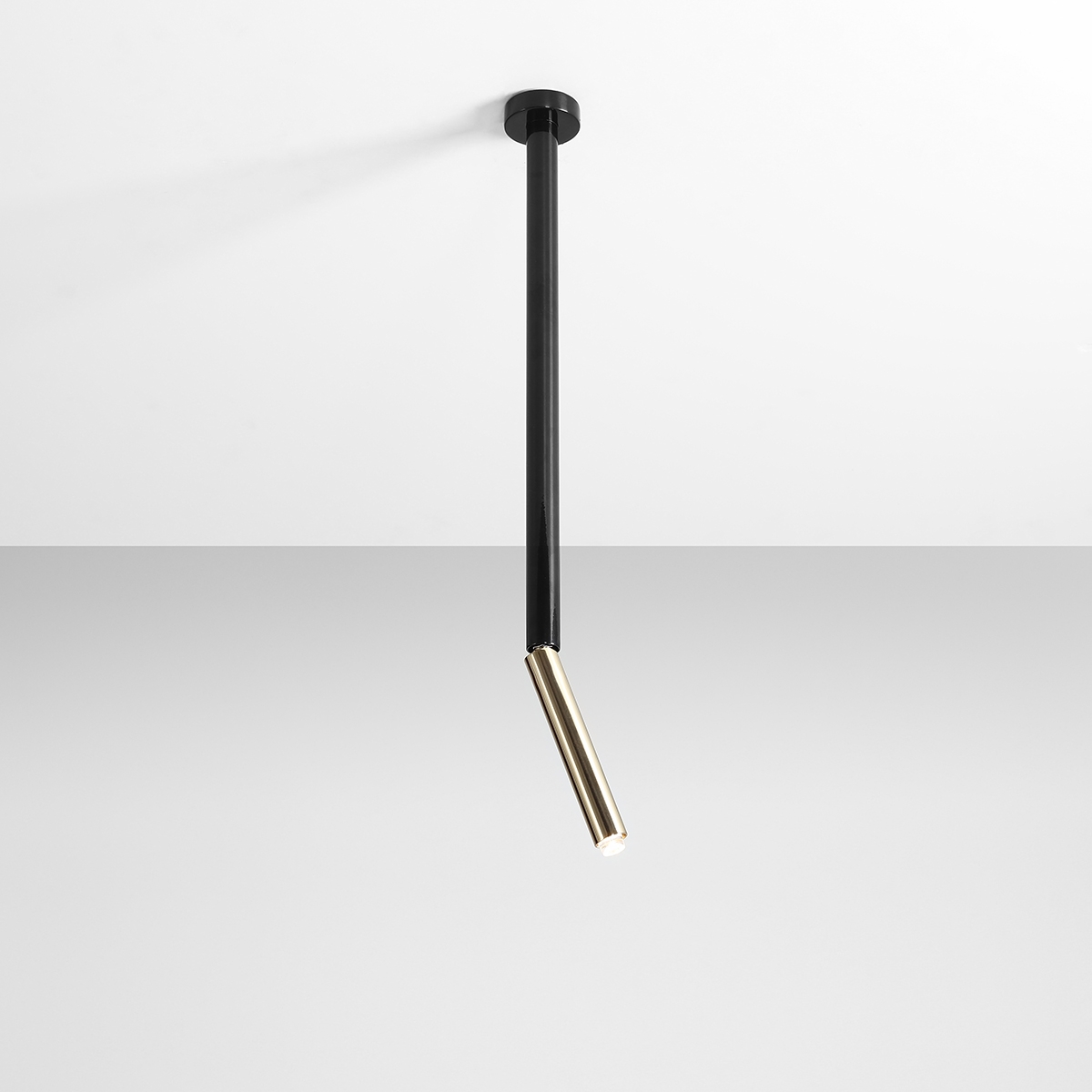 STICK 1 SHORT Artera lampa sufitowa - Czarno-złoty
