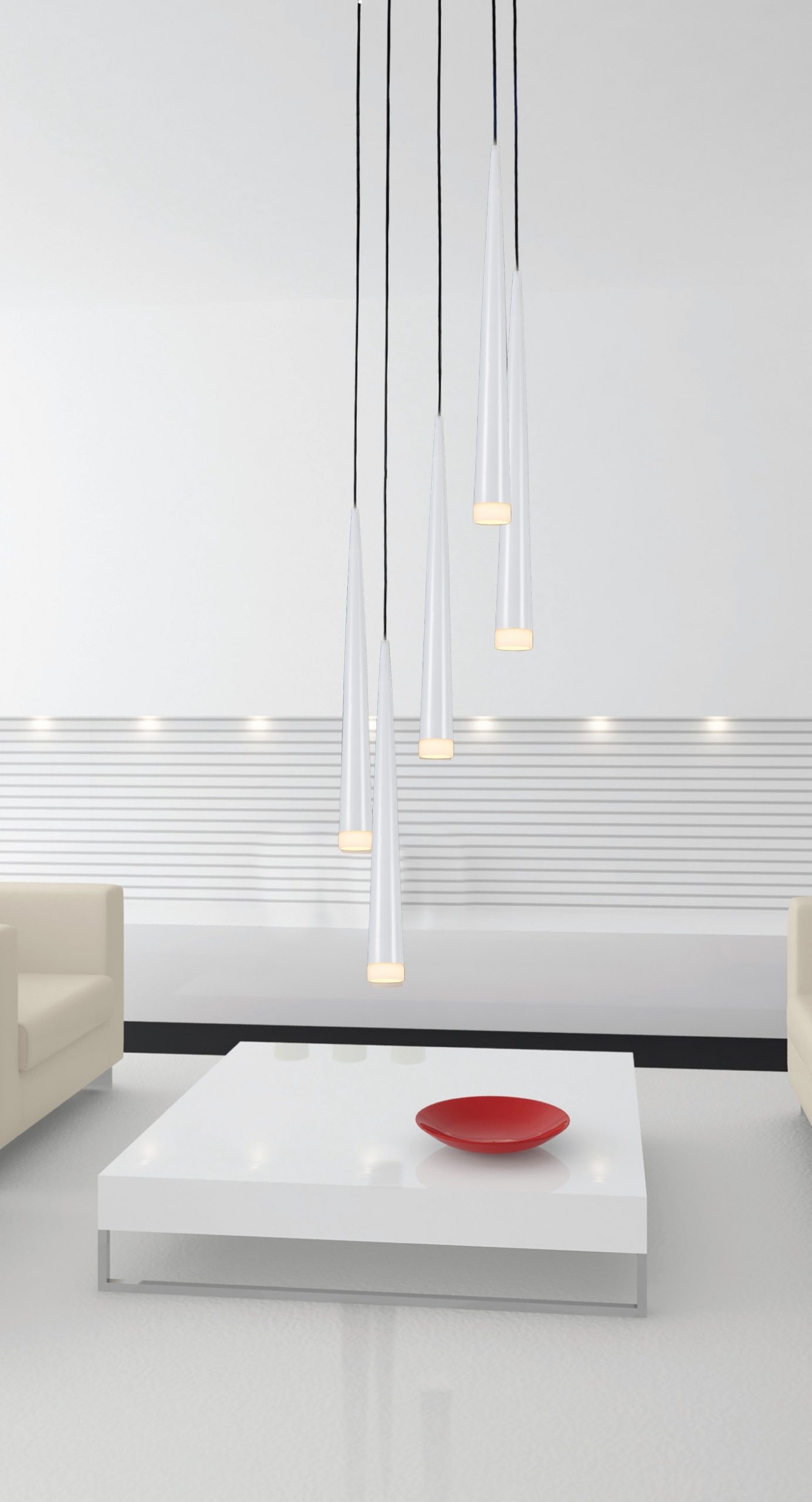 STYLO 5 AZzardo lampa wisząca - Biały