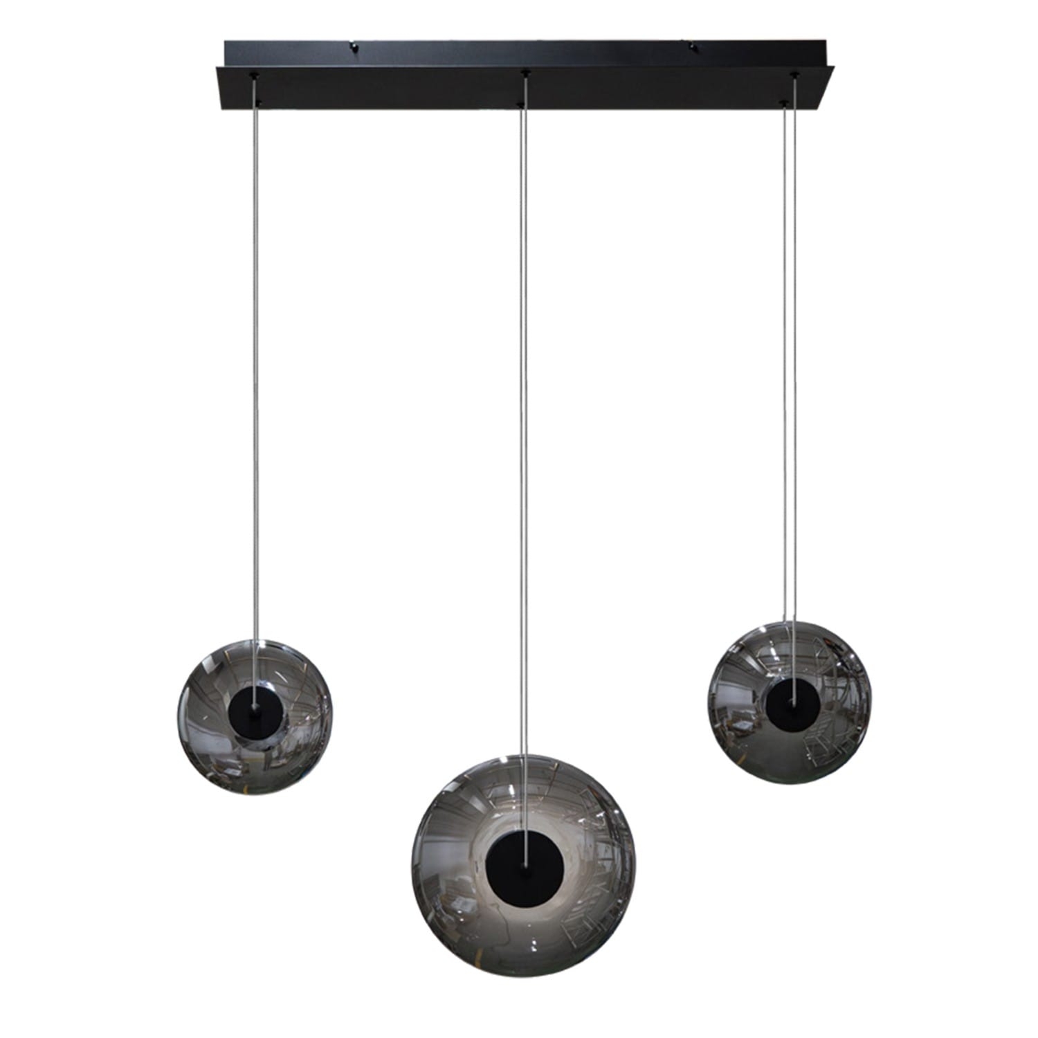 ANDORA 3 PENDANT 3-step dimm AZzardo 2 kolory lampa wisząca - Dymiony