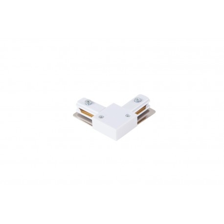 ŁĄCZNIK KĄTOWY do szyny 1 fazowej AZzardo - Biały