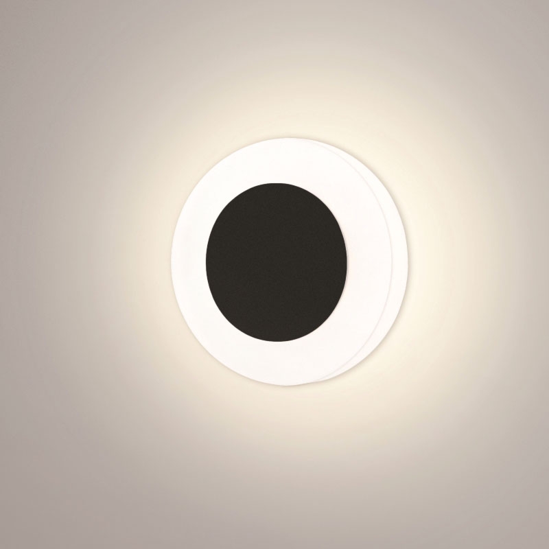 LESEL 009B Elkim lampa schodowa - Czarny - Niebieska