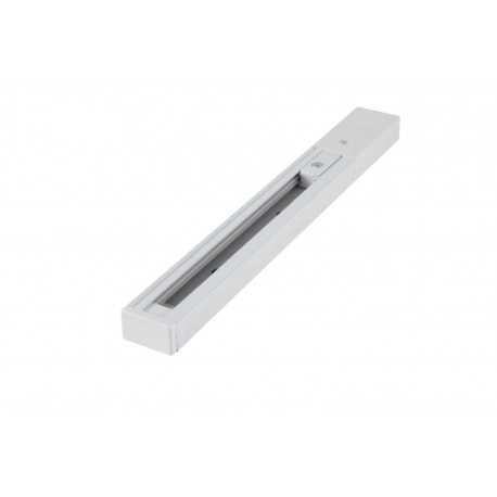 ZESTAW I szyna+zasilanie końcowe+zaślepka AZzardo - Czarny - 1,5 metra