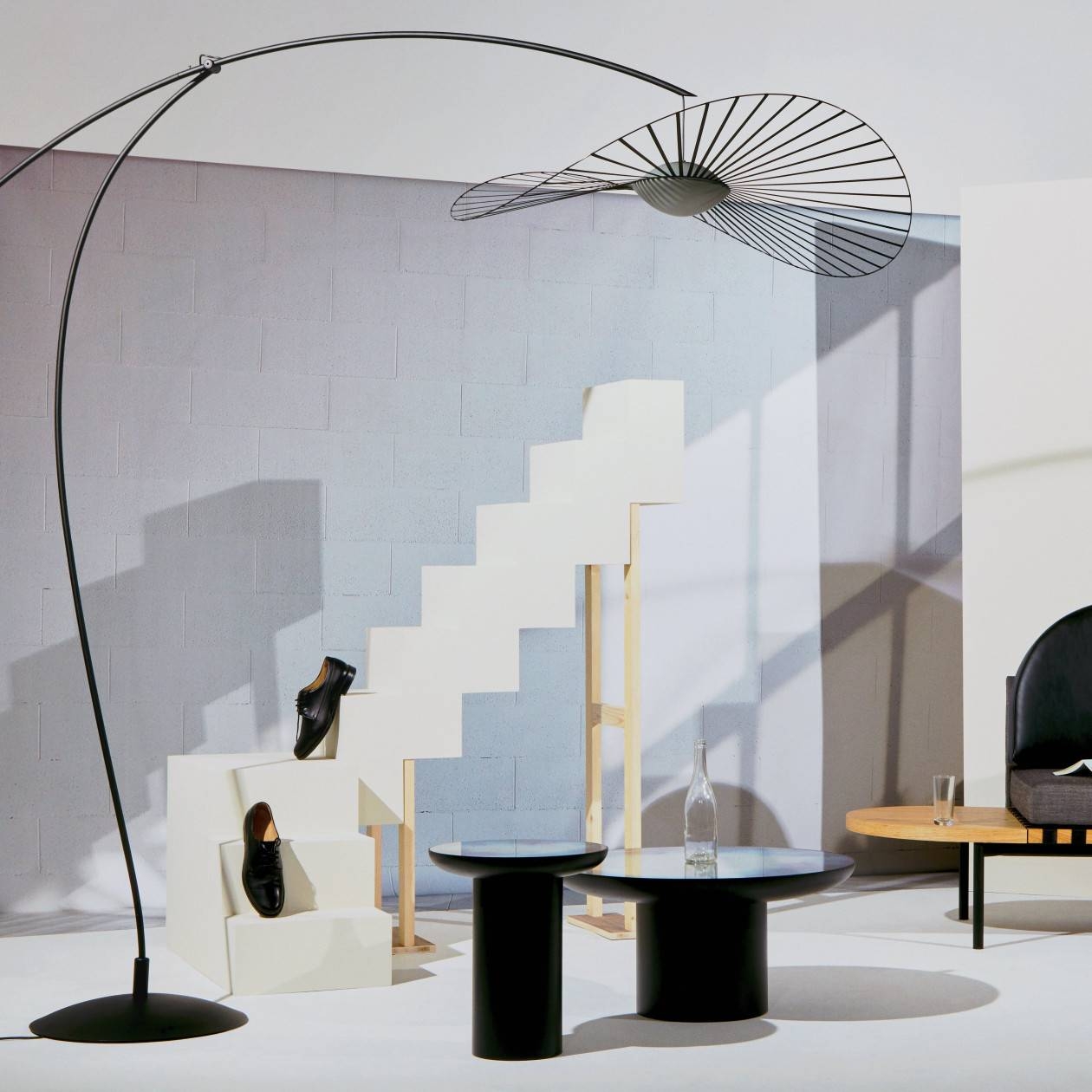 VERTIGO NOVA Petite Friture lampa podłogowa - Czarny