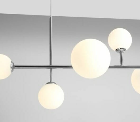 DIONE 6 Artera lampa wisząca w 9 kolorach - Chrom