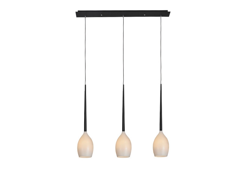IZZA 3 AZzardo lampa wisząca - Czarny błyszczący