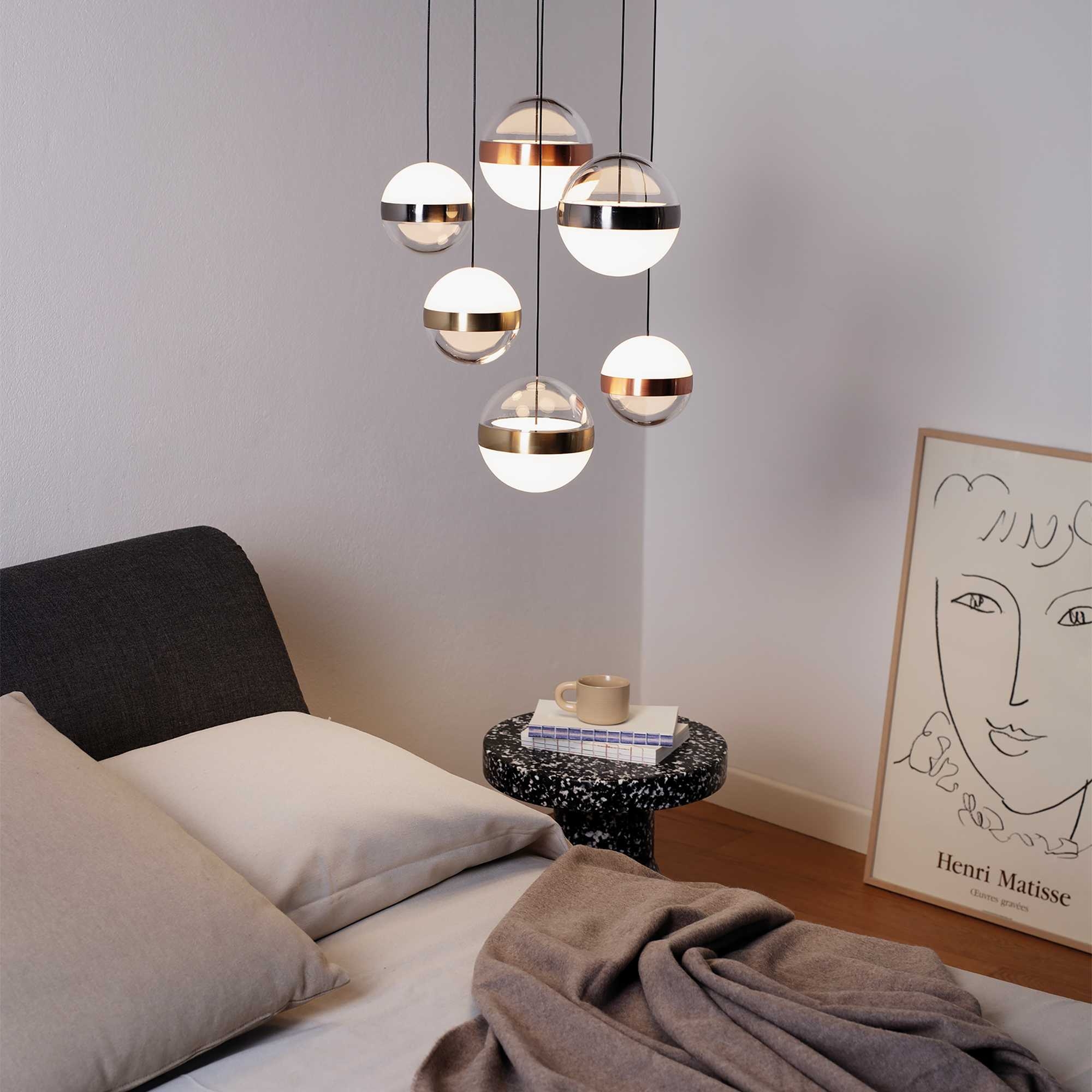 GALAXY Ideal Lux lampa wisząca - 6 punktowa
