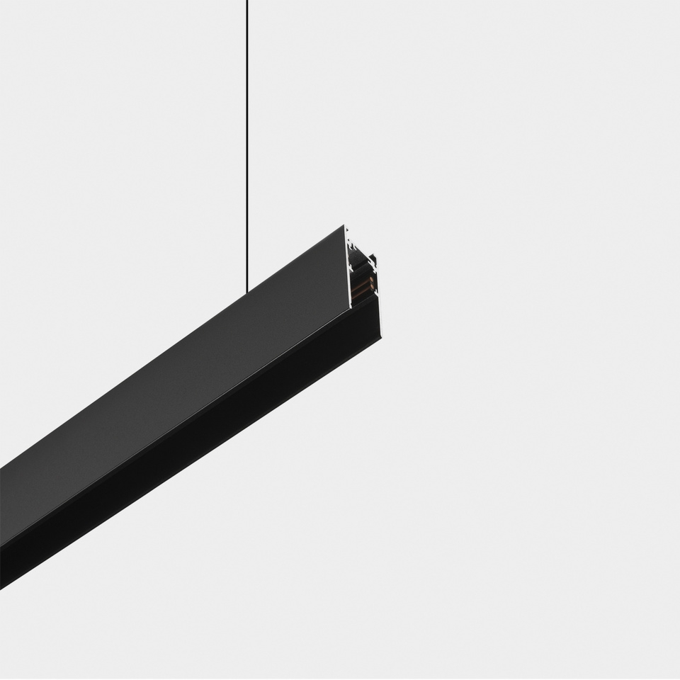 Szyna magnetyczna up&down Leds C4 - Czarny - 3 metry