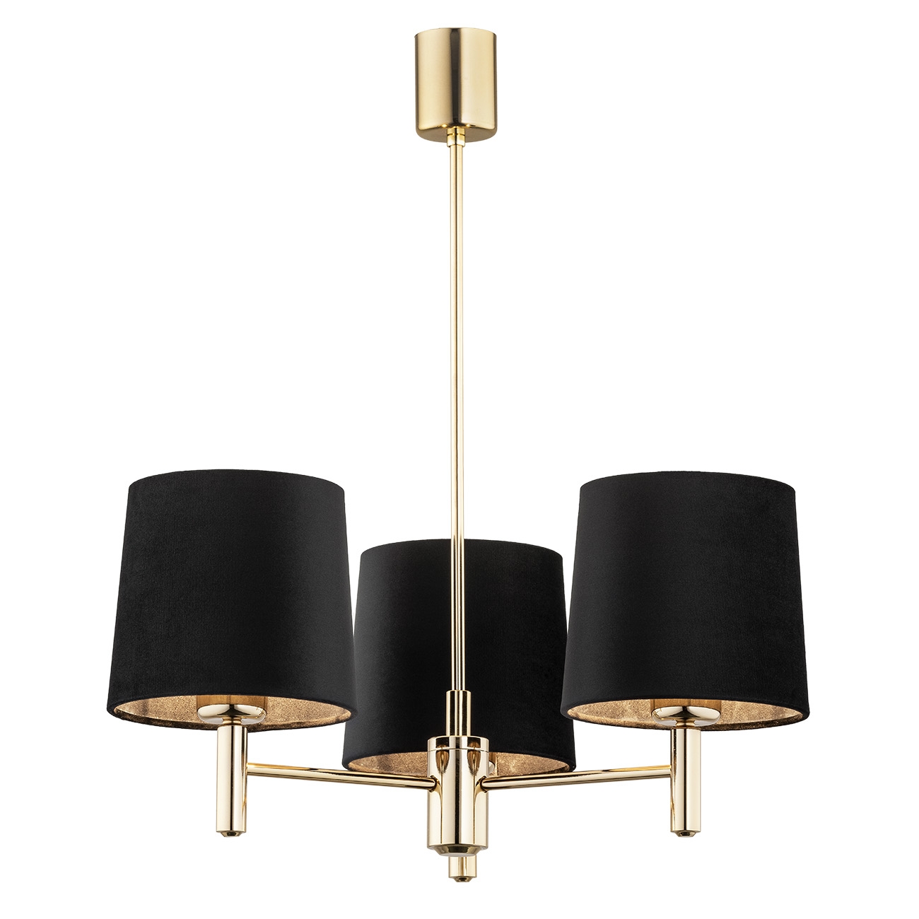 PONTE PLUS 3 Argon lampa sufitowa - Czarny