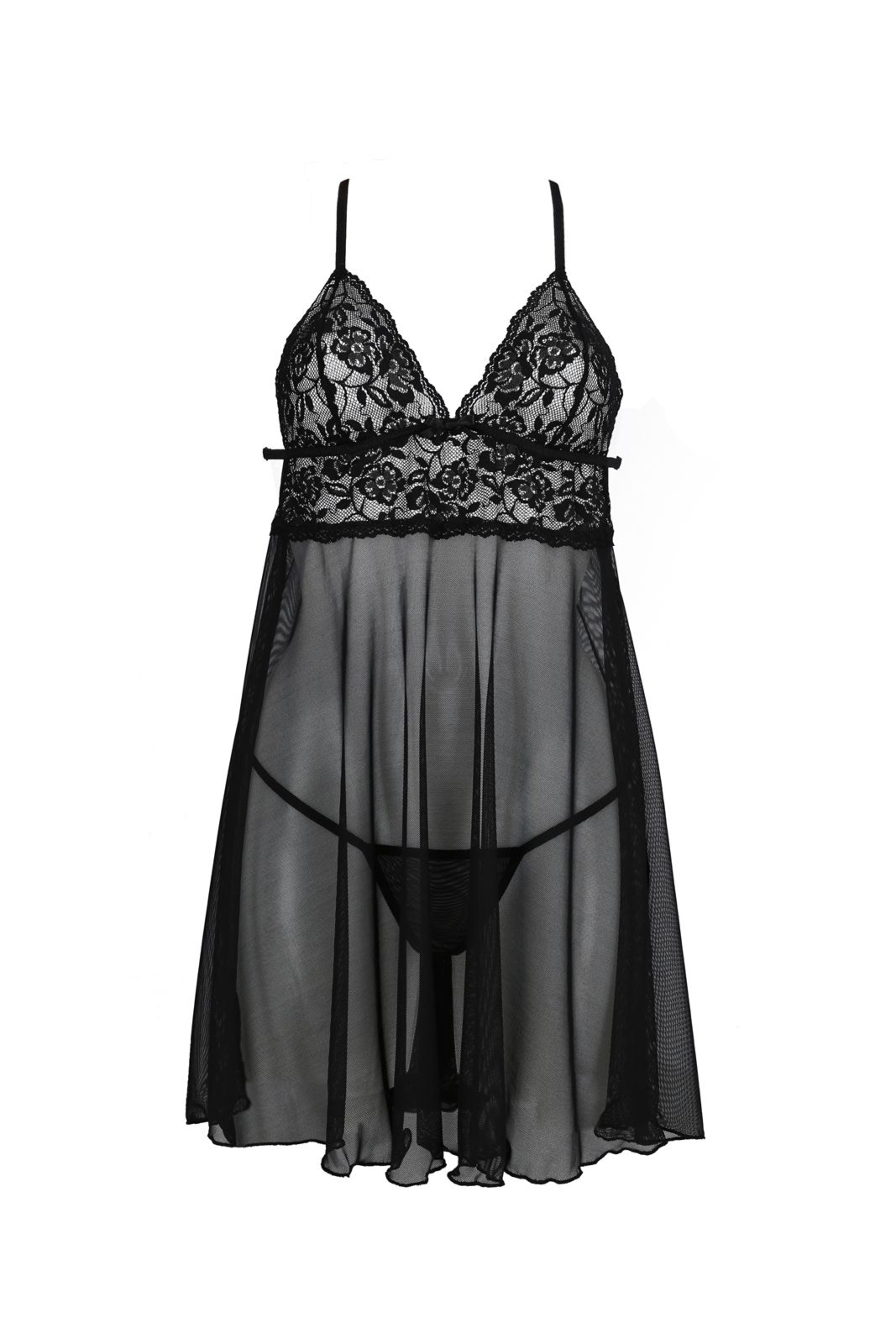 Koszulka nocna - LESLIE CHEMISE black