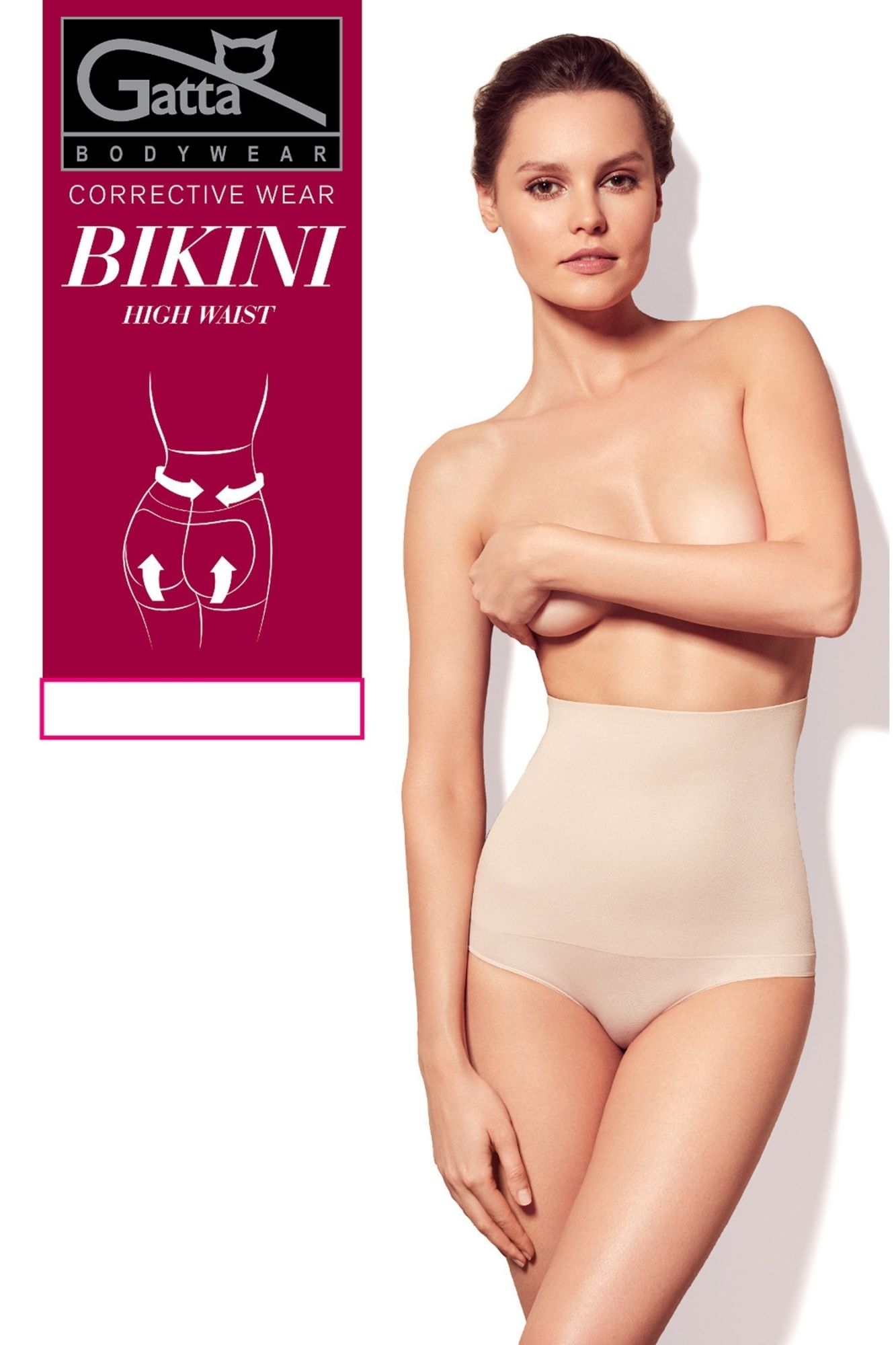 majtki 1464s Bikini high waist