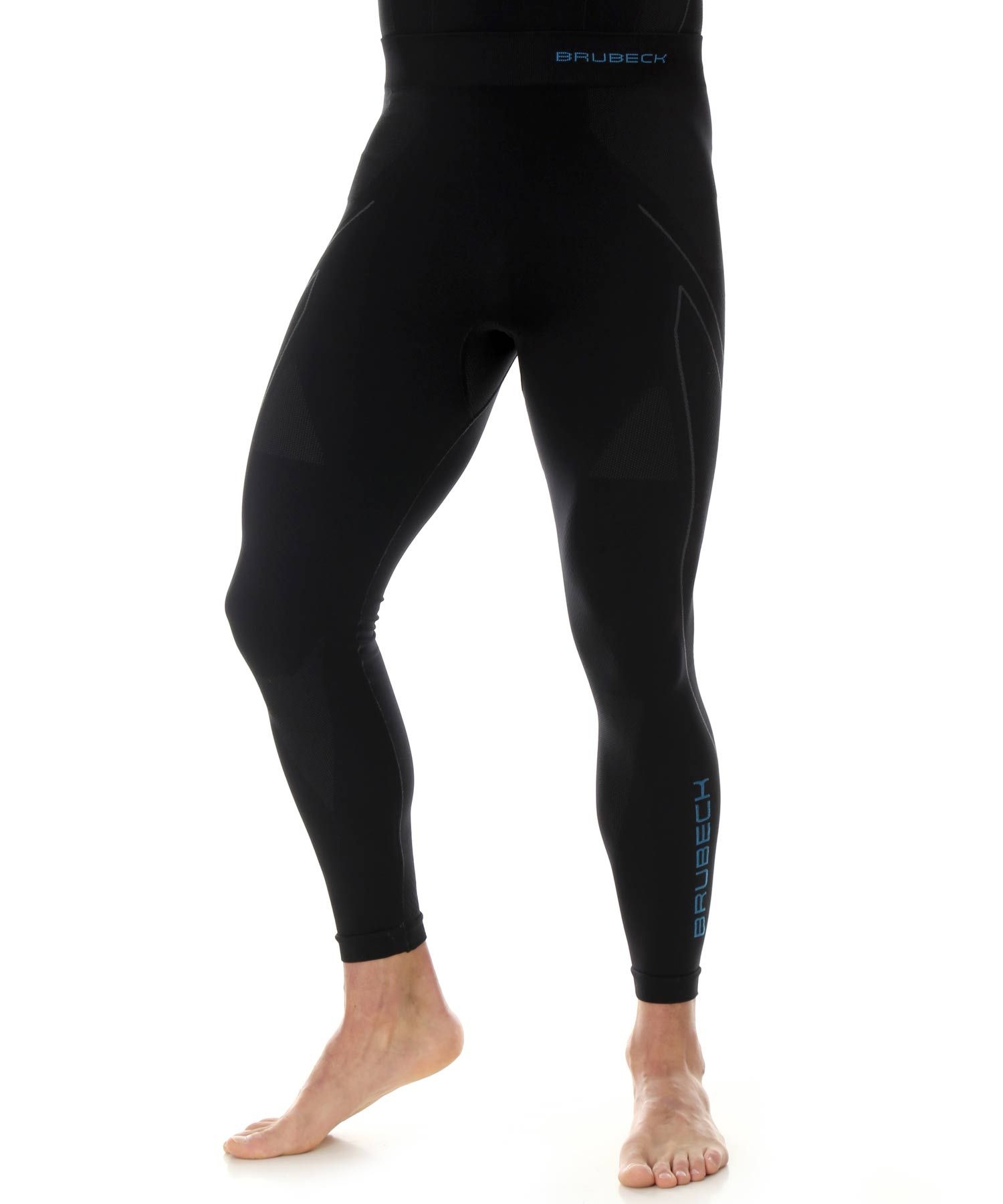 Spodnie Thermo LE11840A czarno-niebieskie