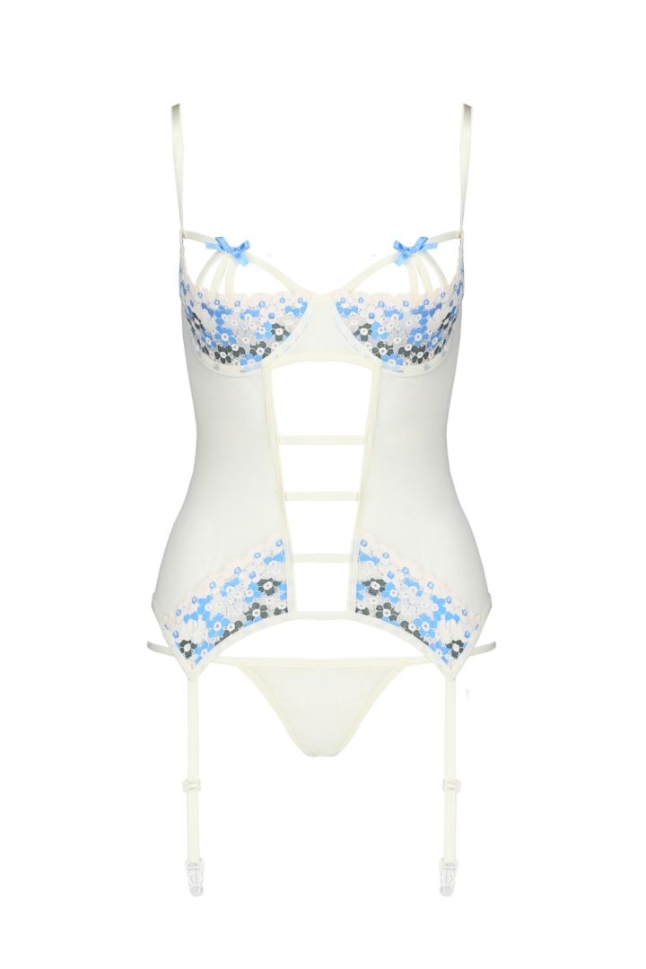 Top gorsetowy - EMMA CORSET ecru XXL/XXXL