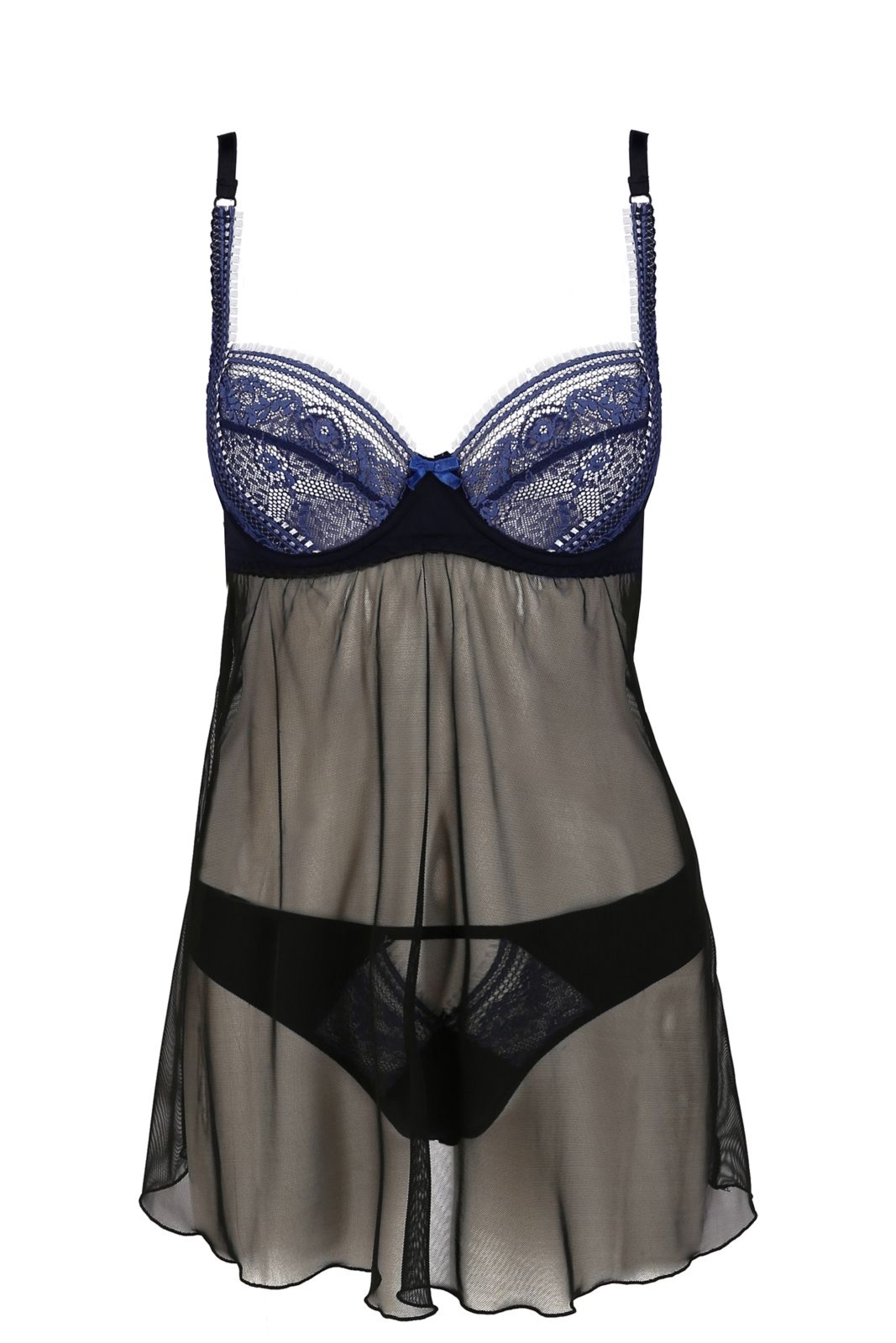 Koszulka damska - GISELE CHEMISE black