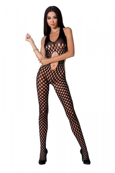 BS065 Bodystocking Czarny