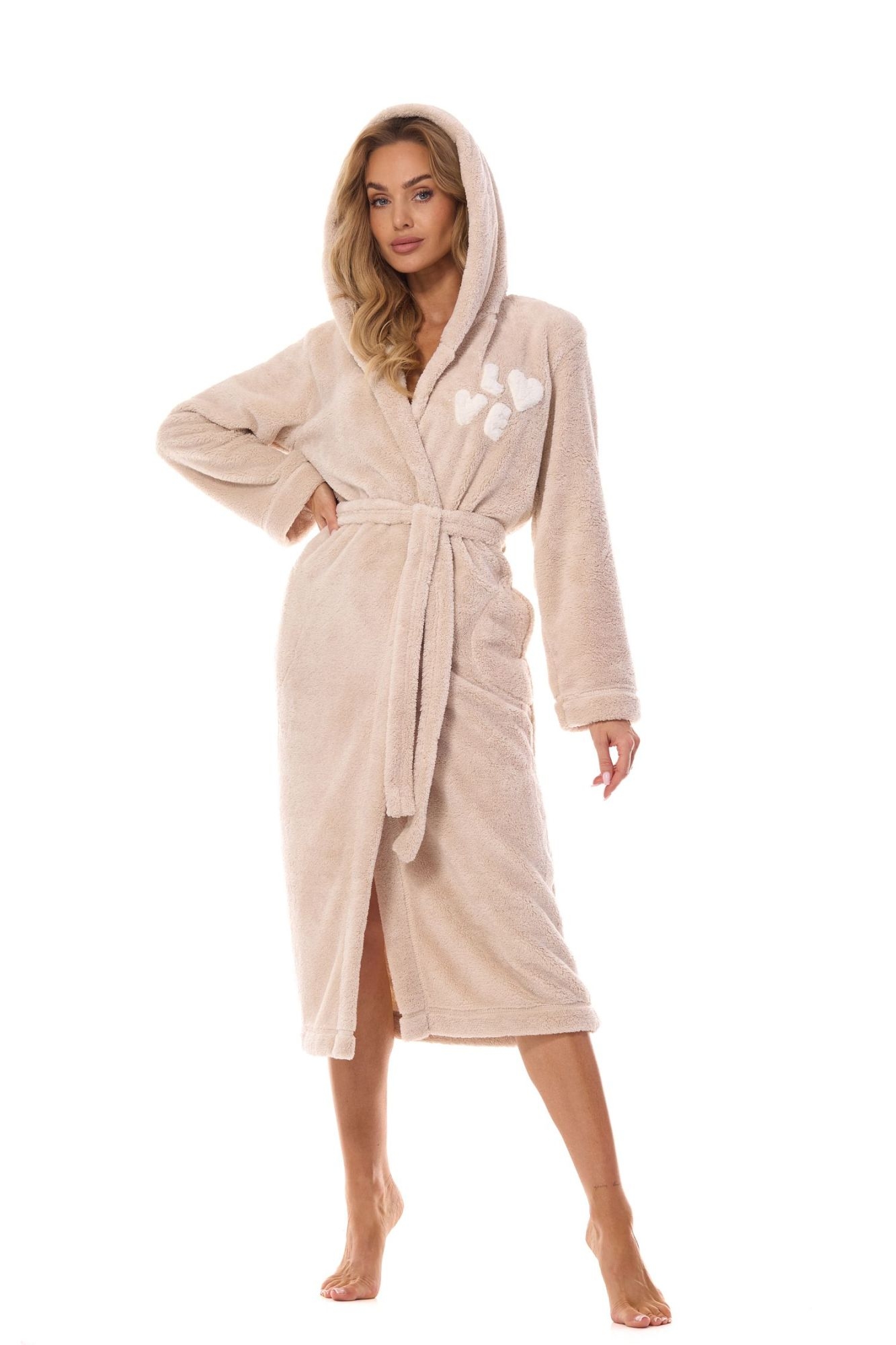 Szlafrok długi 2410 LV angora