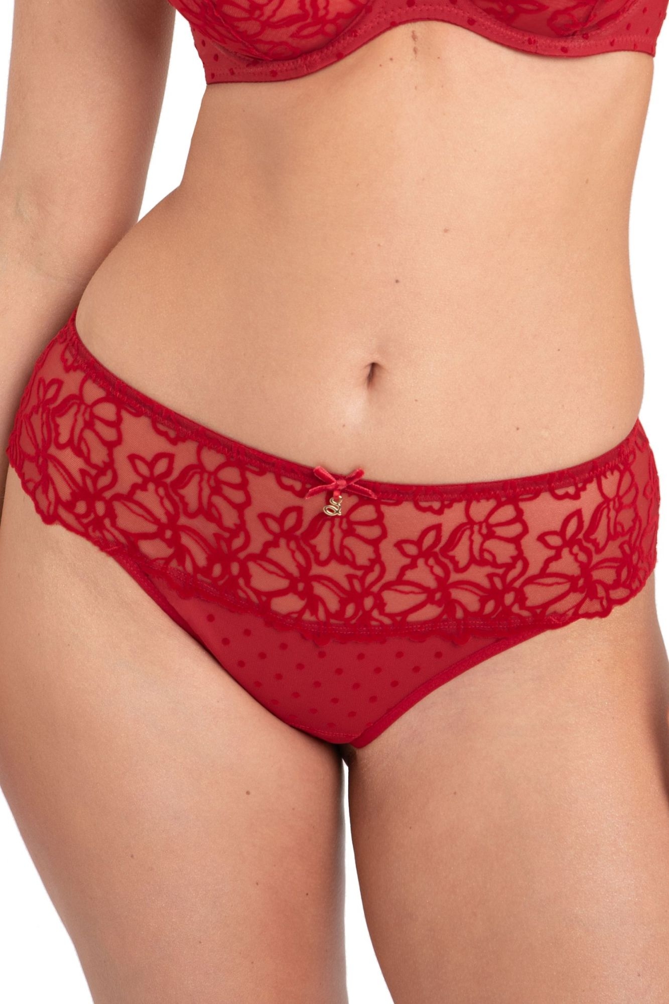 Figi stringi Emma C400 karmazynowe