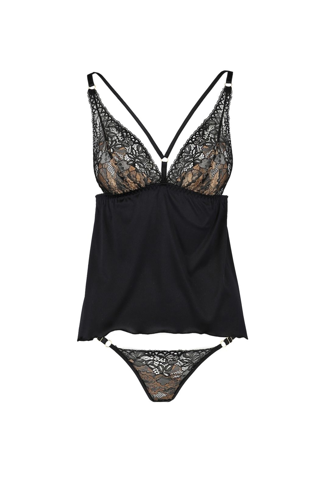 Koszulka nocna - DIVINE CHEMISE black