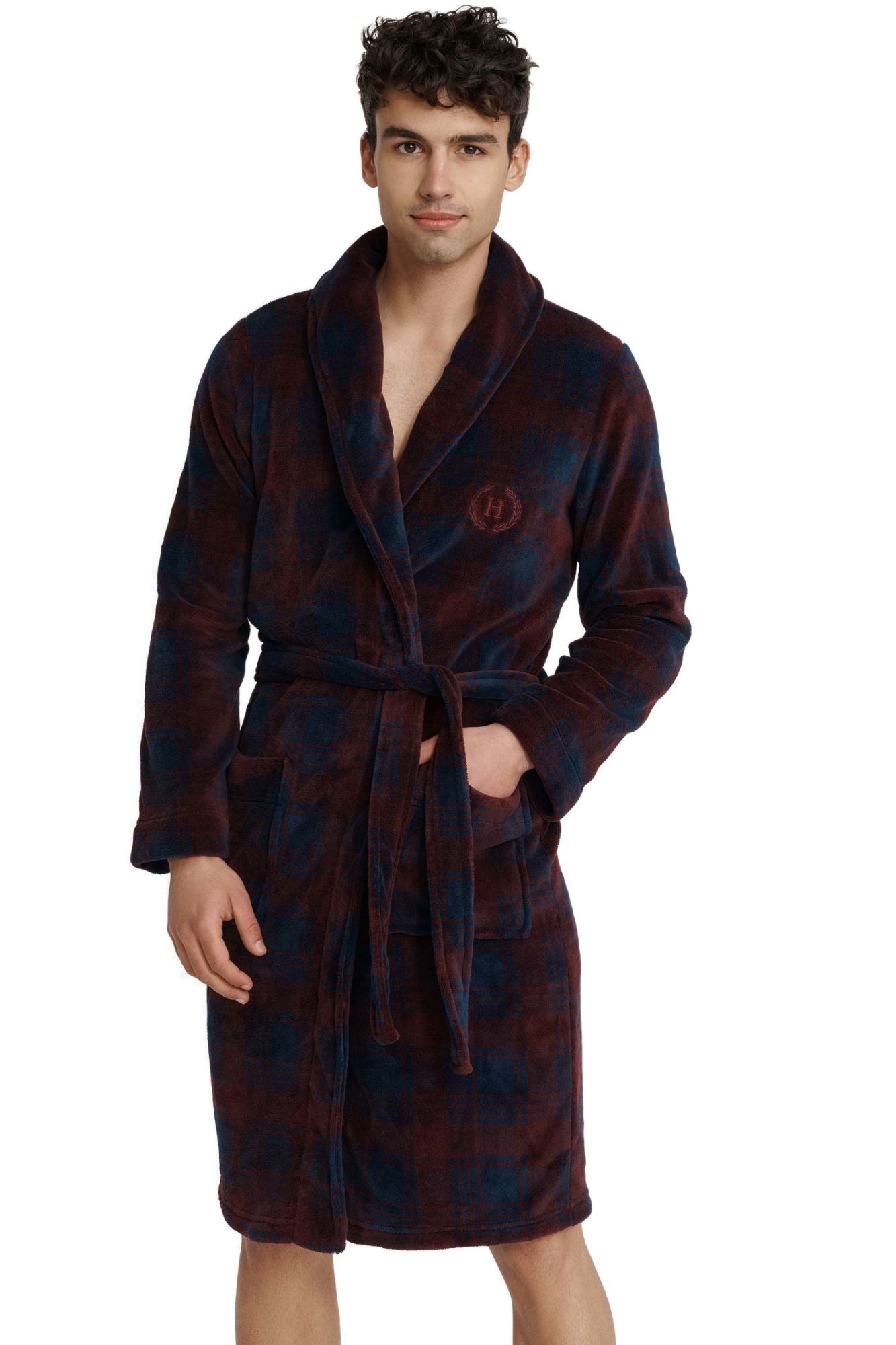 Szlafrok Undergo 40985 kasztanowy