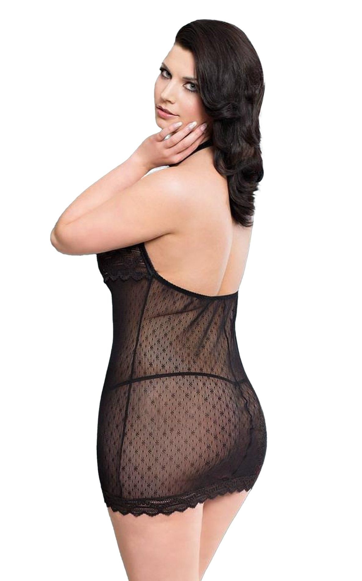 Tess - Plus Size - black XL