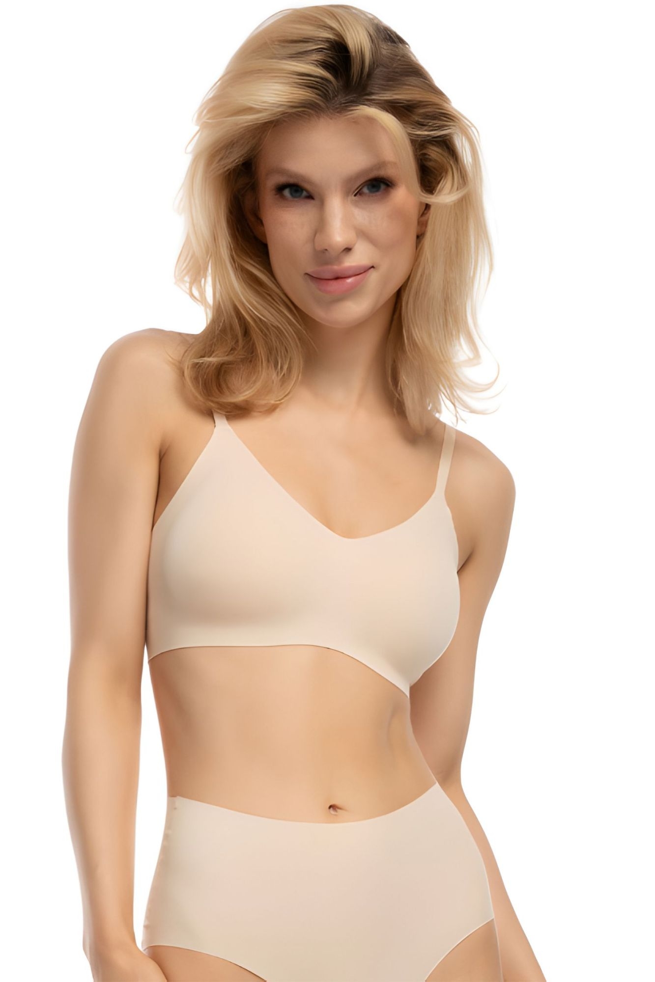 Biustonosz Infinity soft bra beżowy