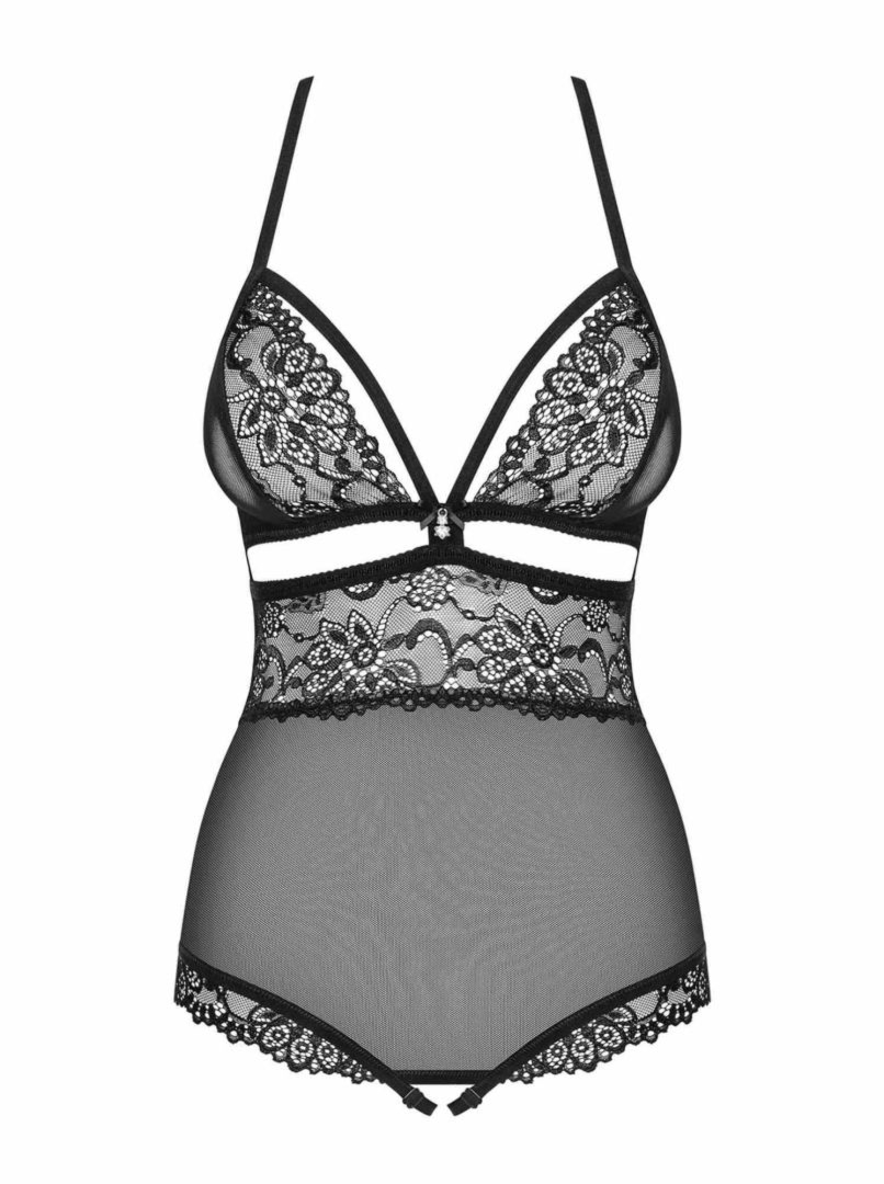 838-TED-1 body otwarte czarne S/M