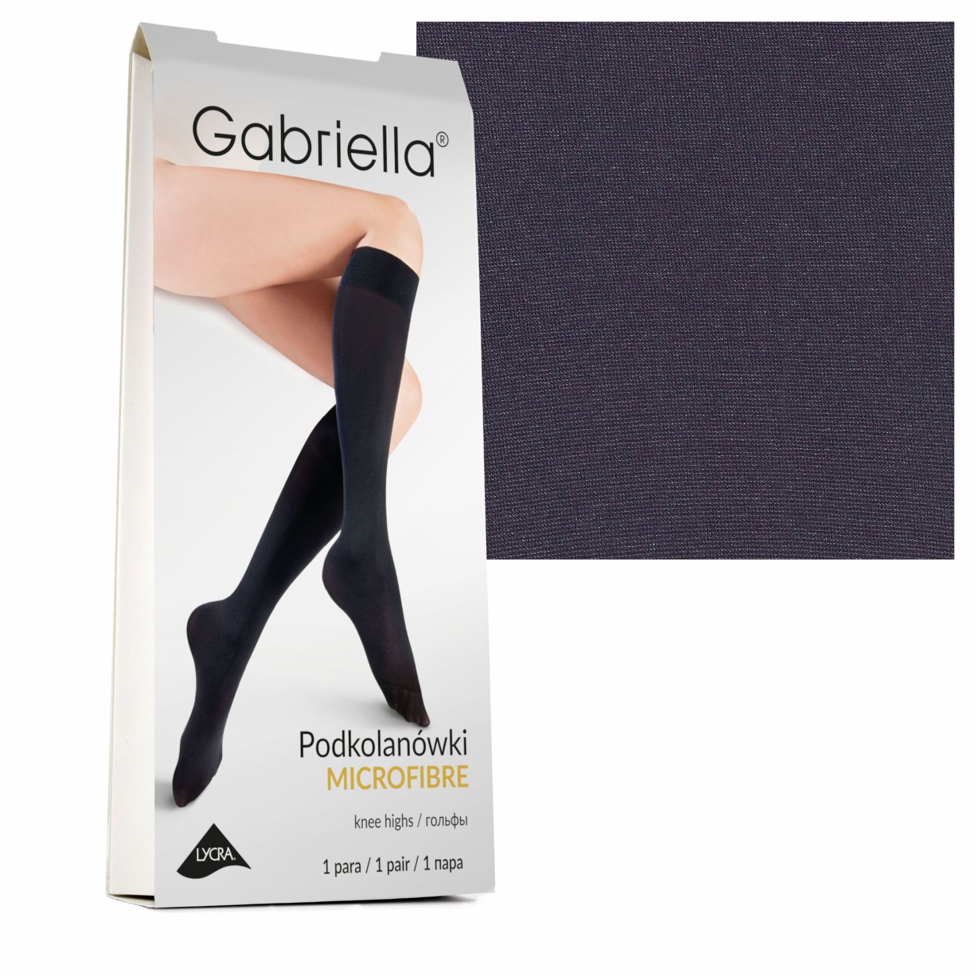 Podkolanówki microfibra 60 den 501 viola