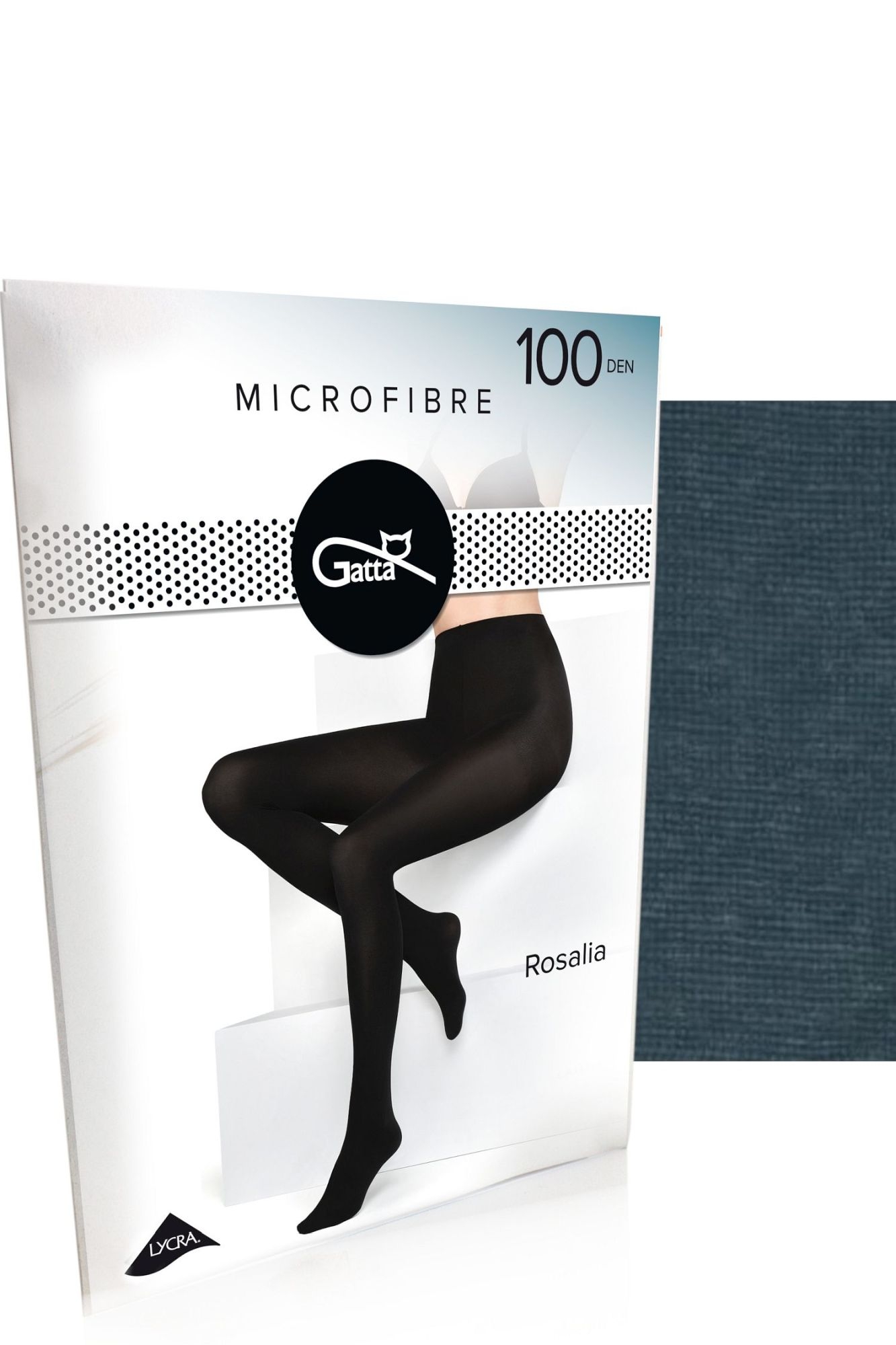 Rajstopy Rosalia microfibre 100 den blu jeans plus
