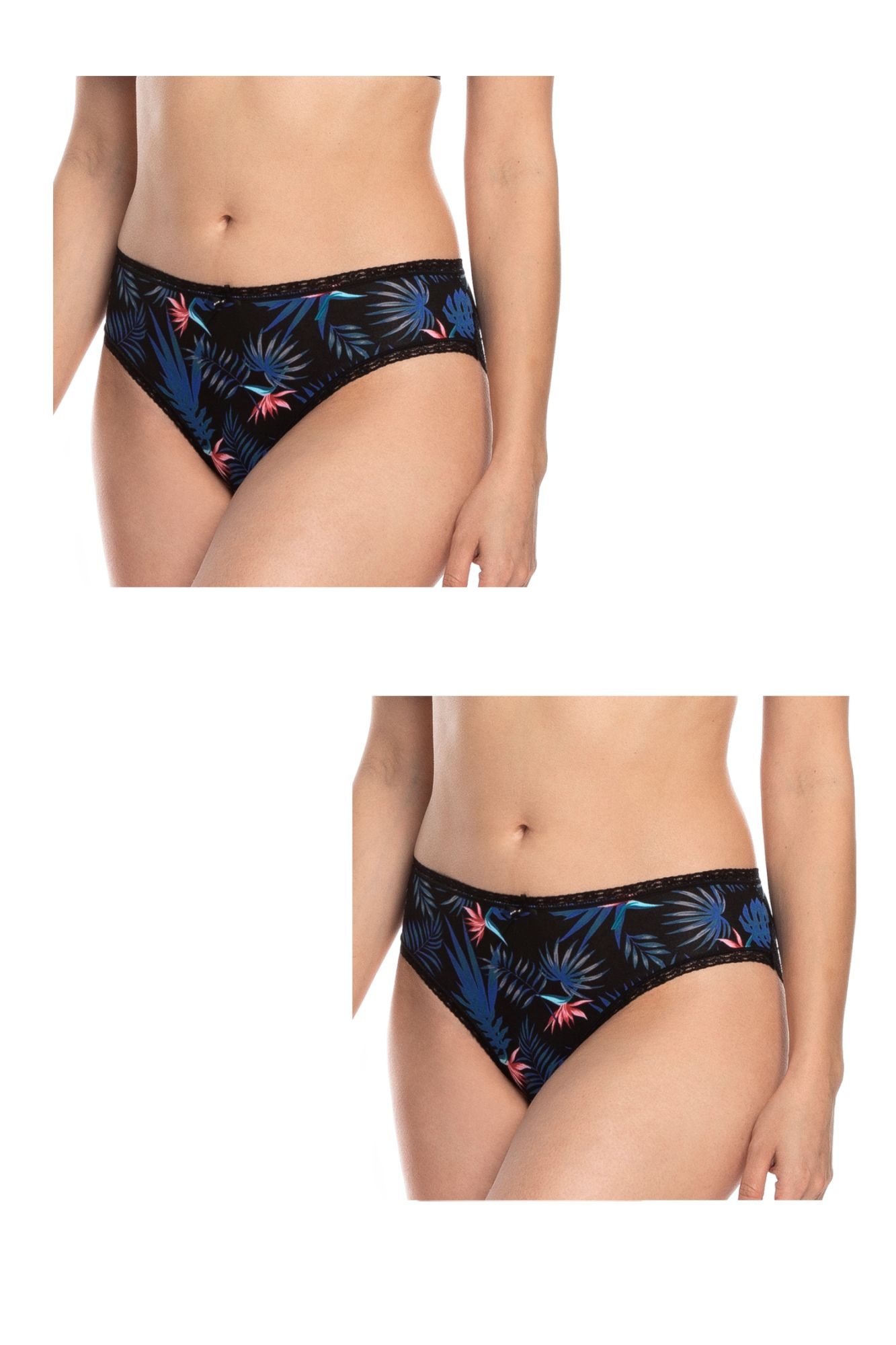 Figi bikini L 1522 BI 2-pak czarne