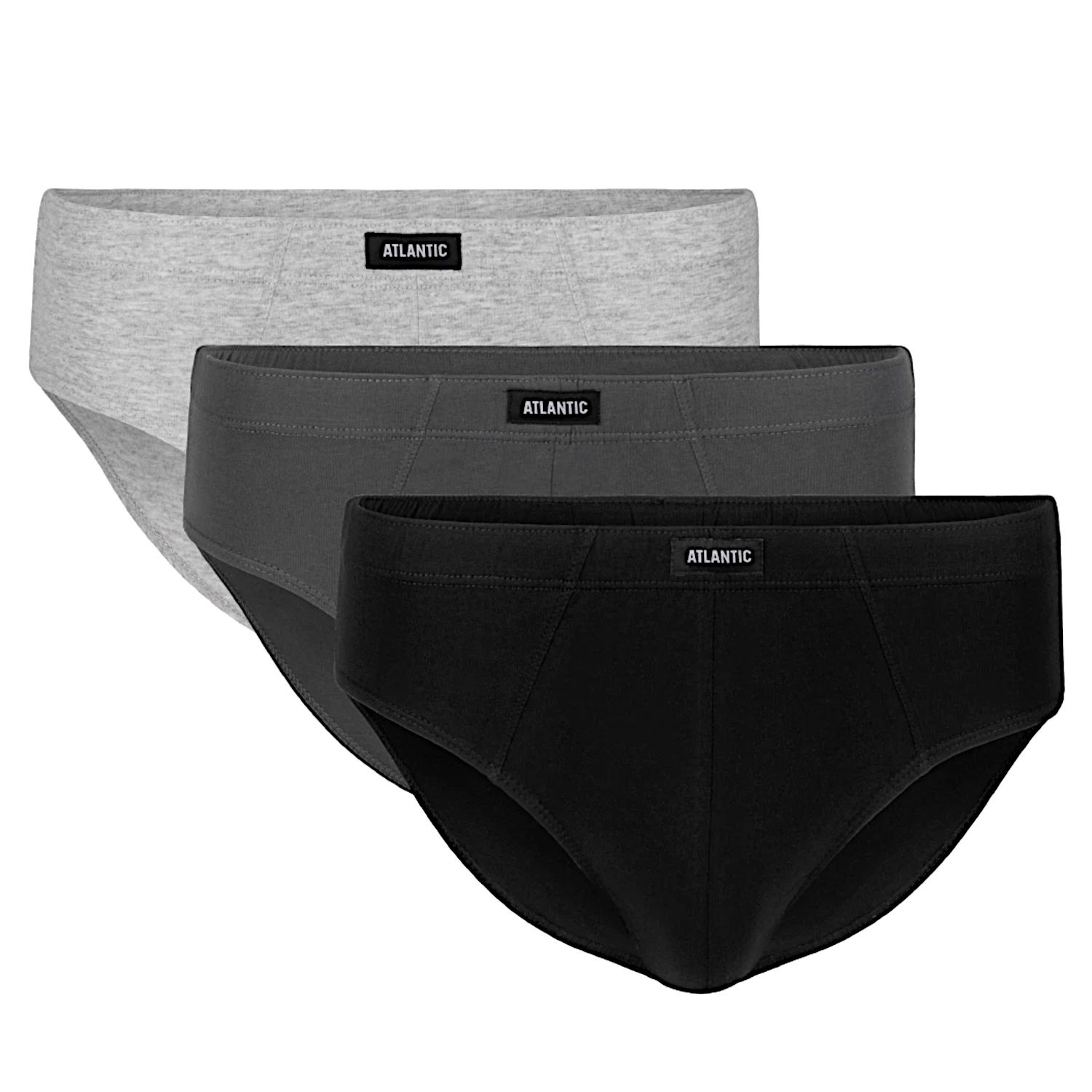 Slipy classic 006 3-pak cza/szm/grf