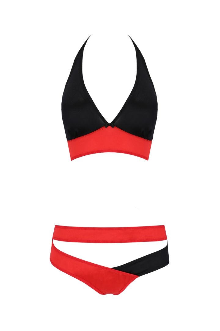 Komplet bielizny - HARPER SET red XXL/XXXL