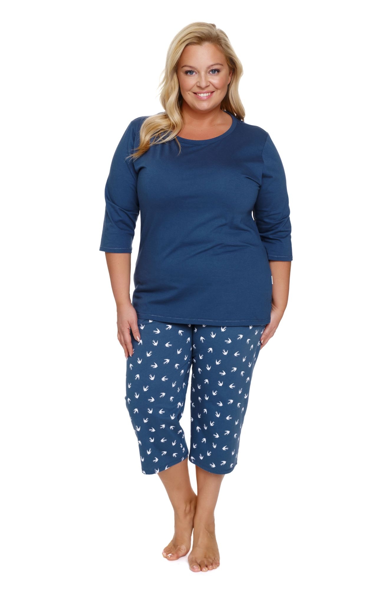 Piżama damska PB 7264 deep blue