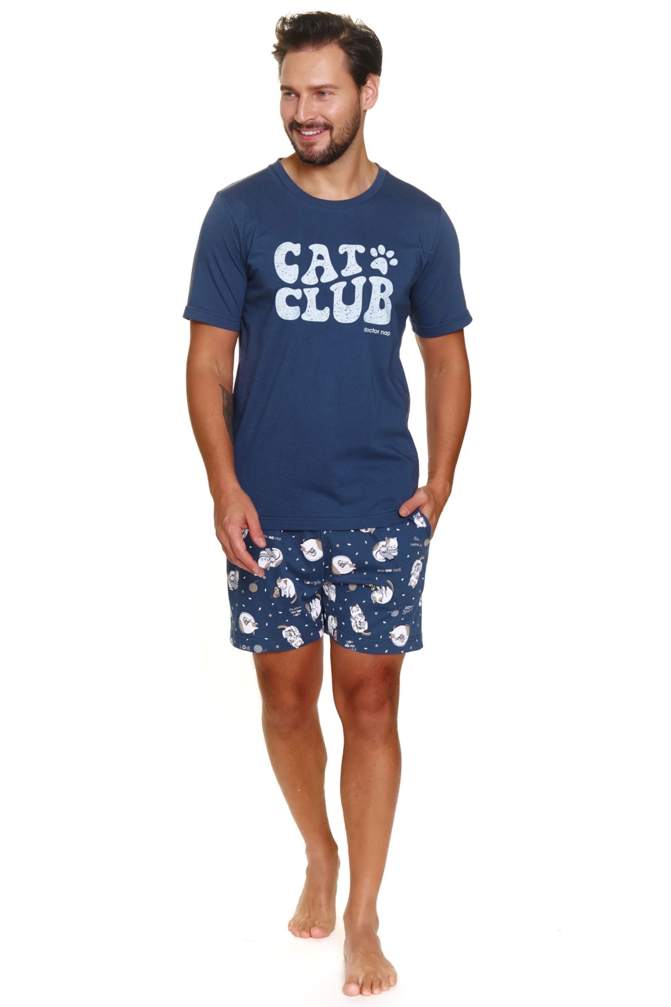 Piżama męska PMB 7204 deep blue
