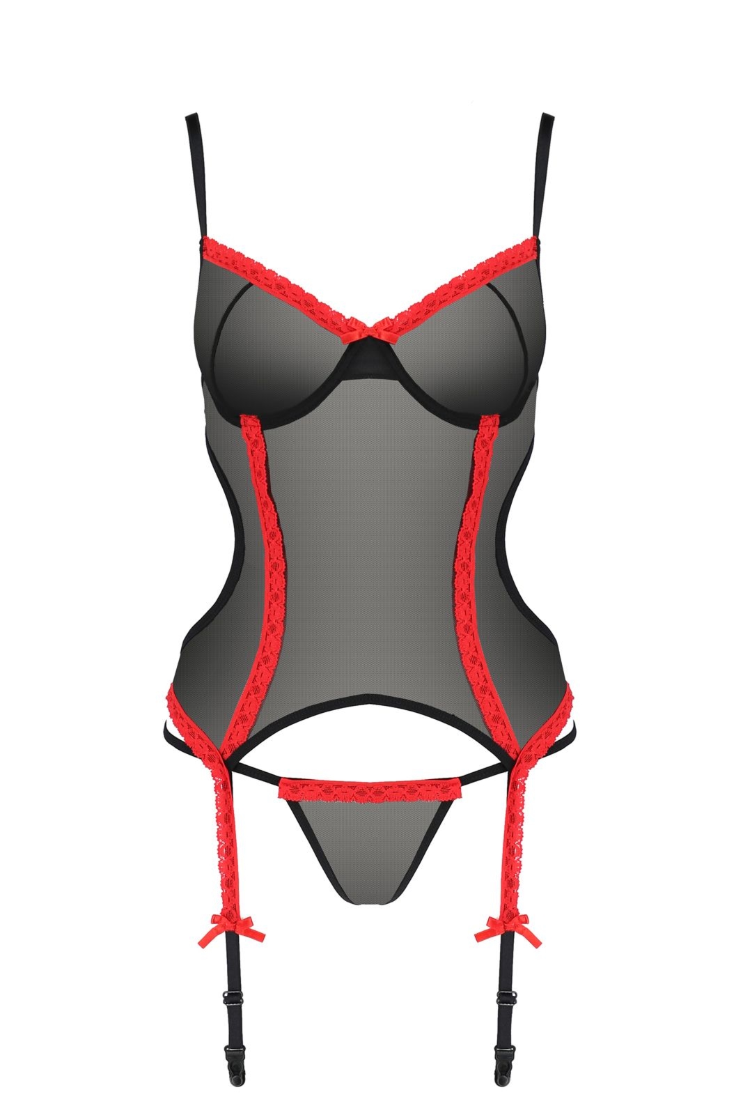 Top gorsetowy - DURU CORSET black