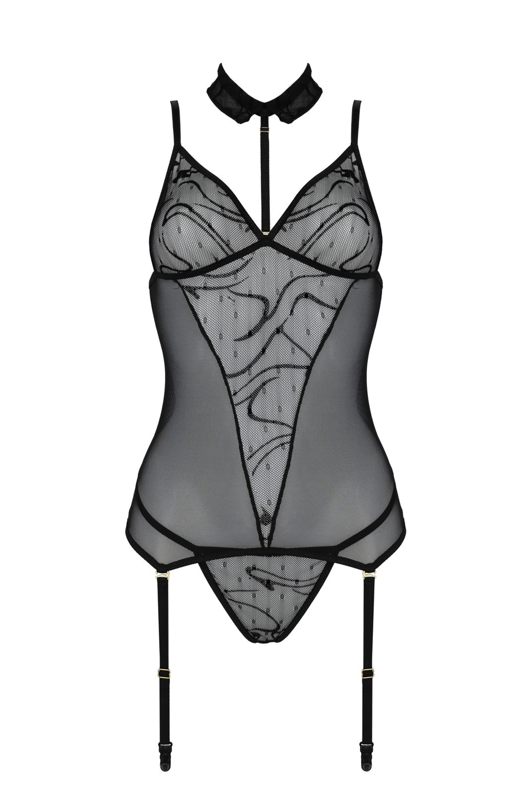 Top gorsetowy - KEINKA CORSET black