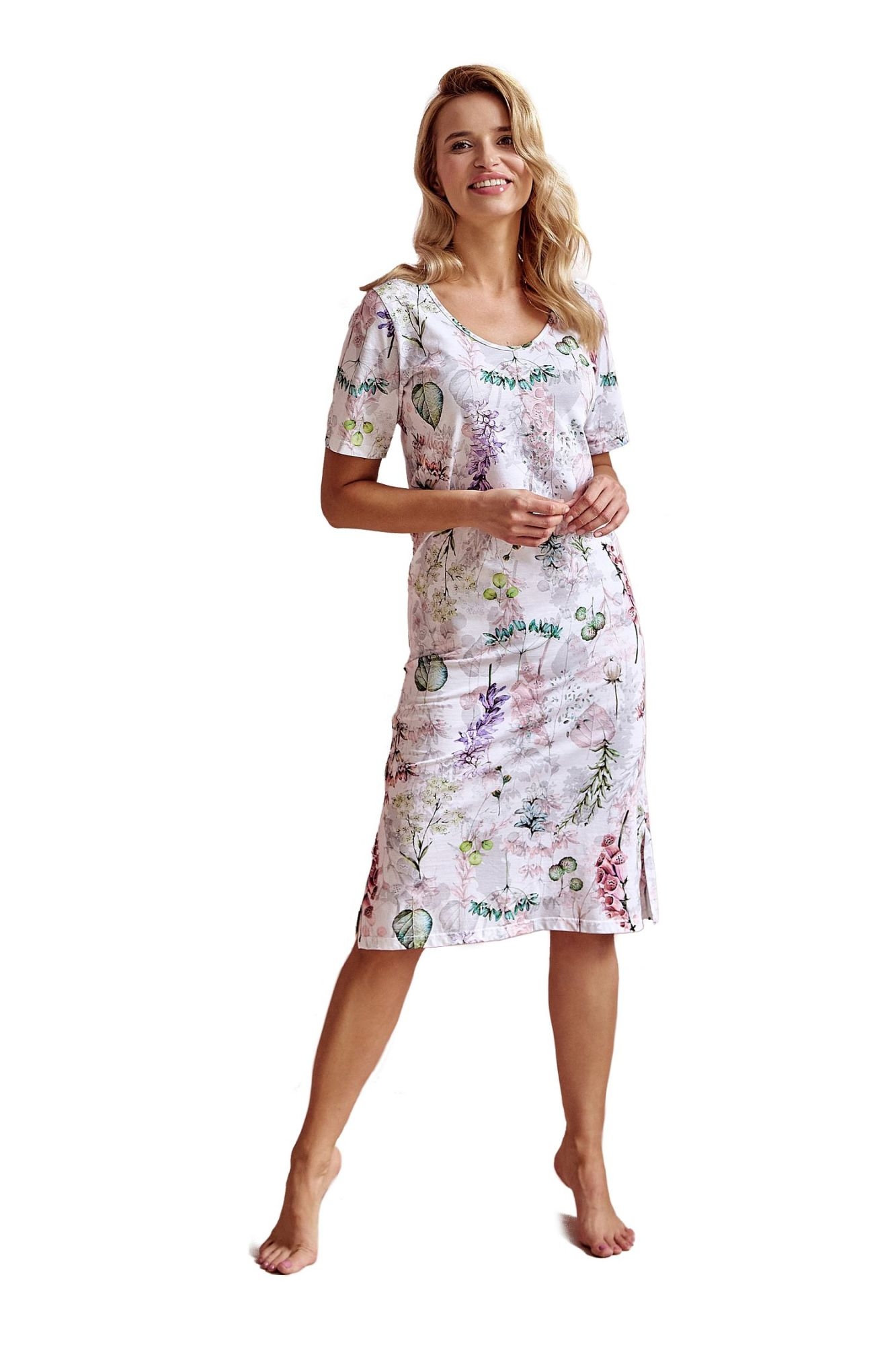Koszula nocna Olive 3124 01 biała