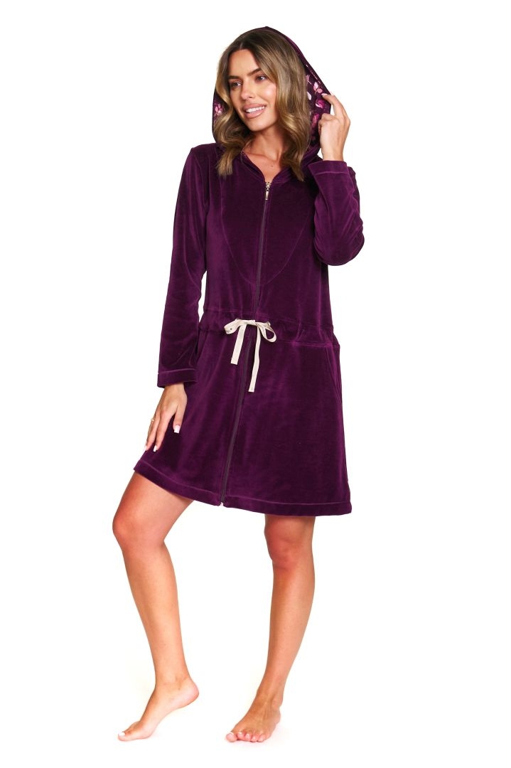 Szlafrok SWO 1008 burgundy plus