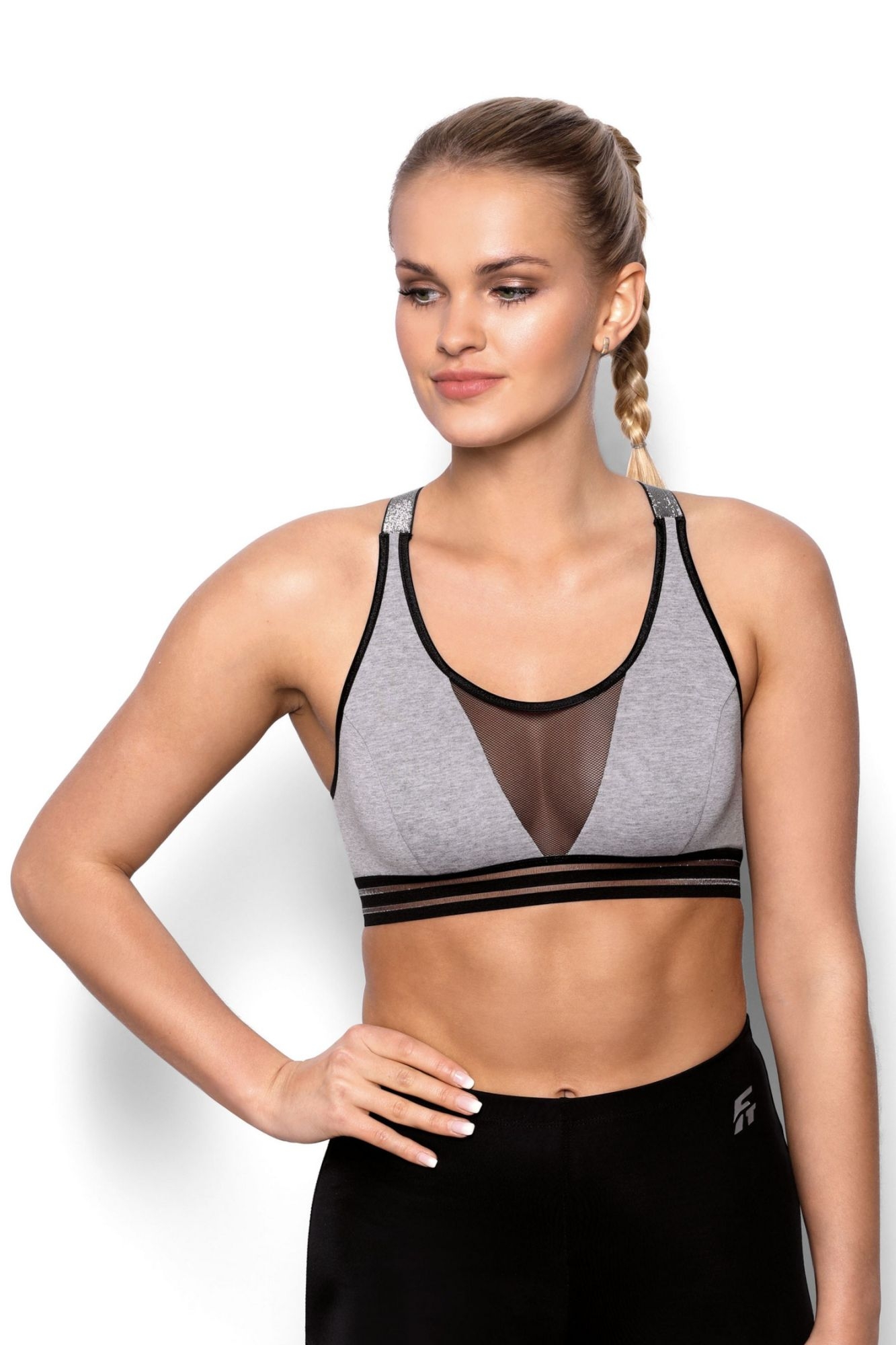 Top fit Ariela szary