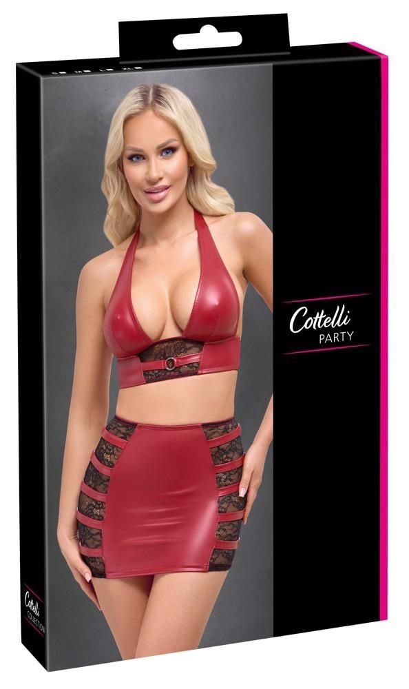 Top & Skirt red