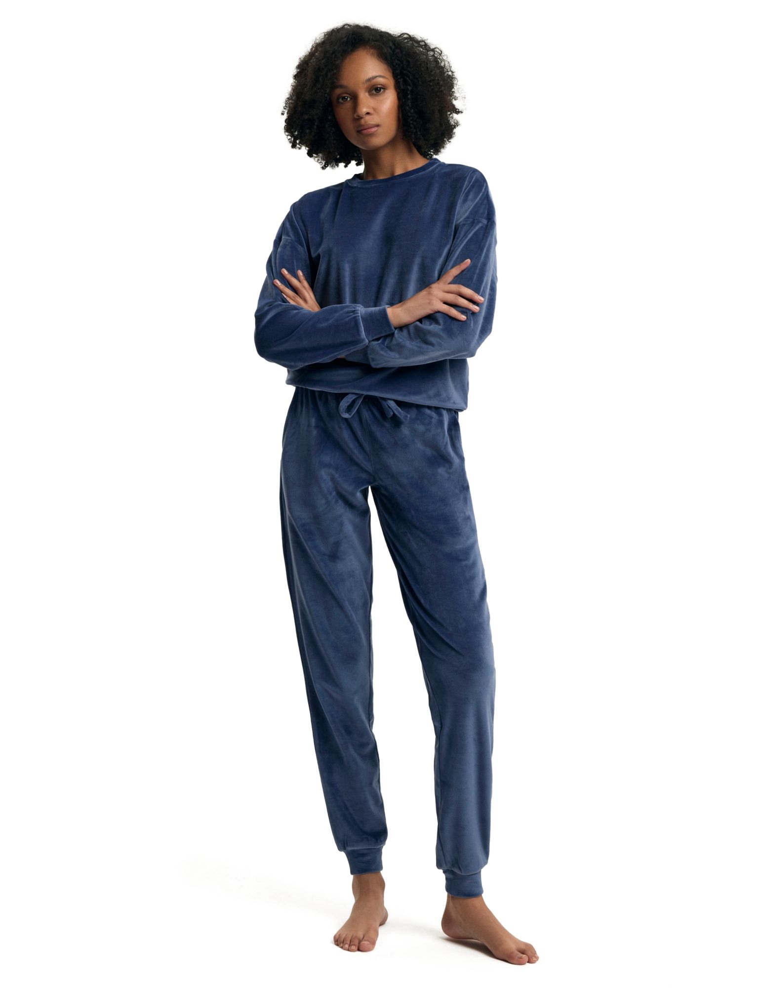 Piżama komplet Delanie 43722 granatowy